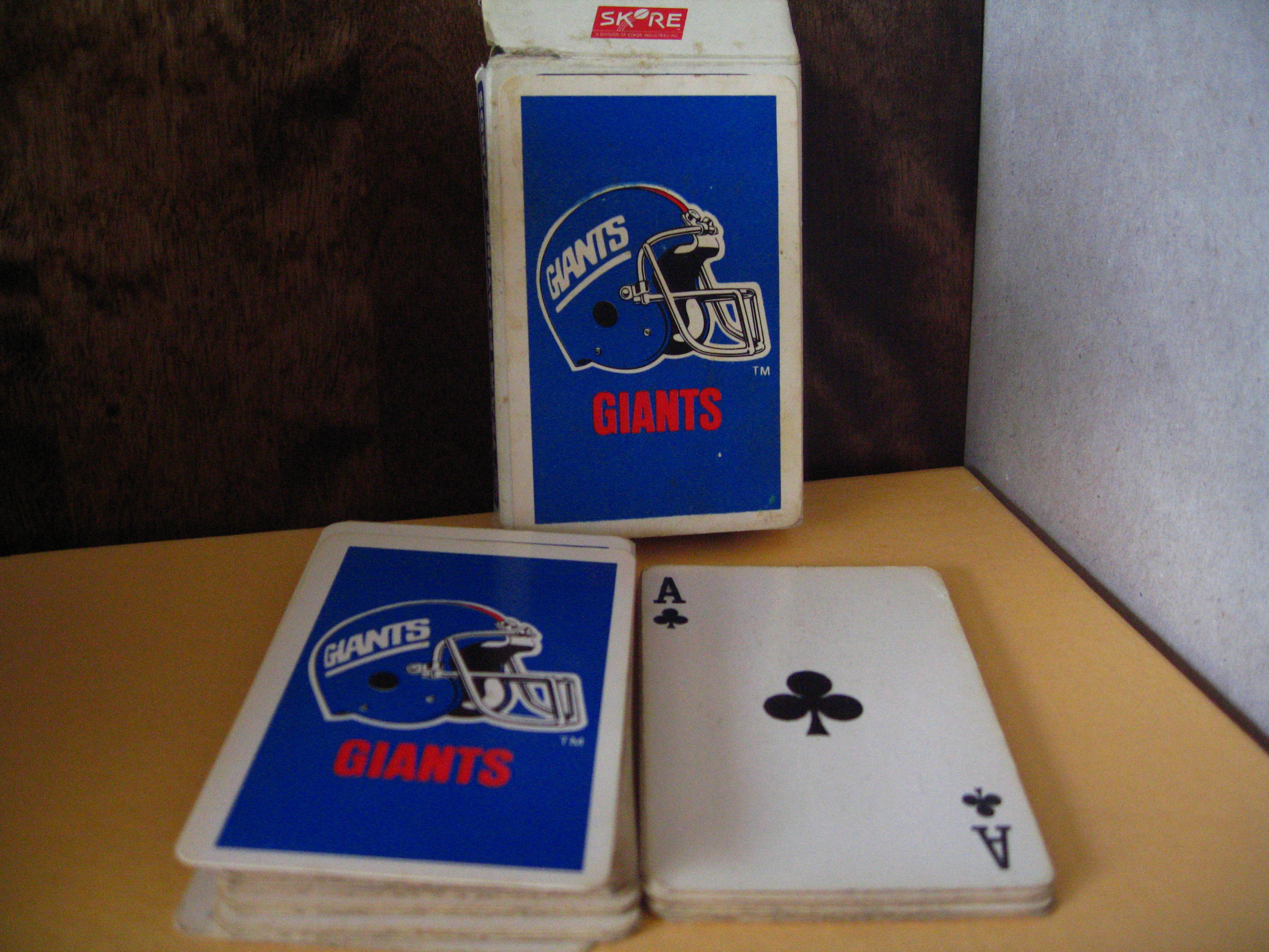 Vintage Playing Cards NFL Teams Giants & 49ers