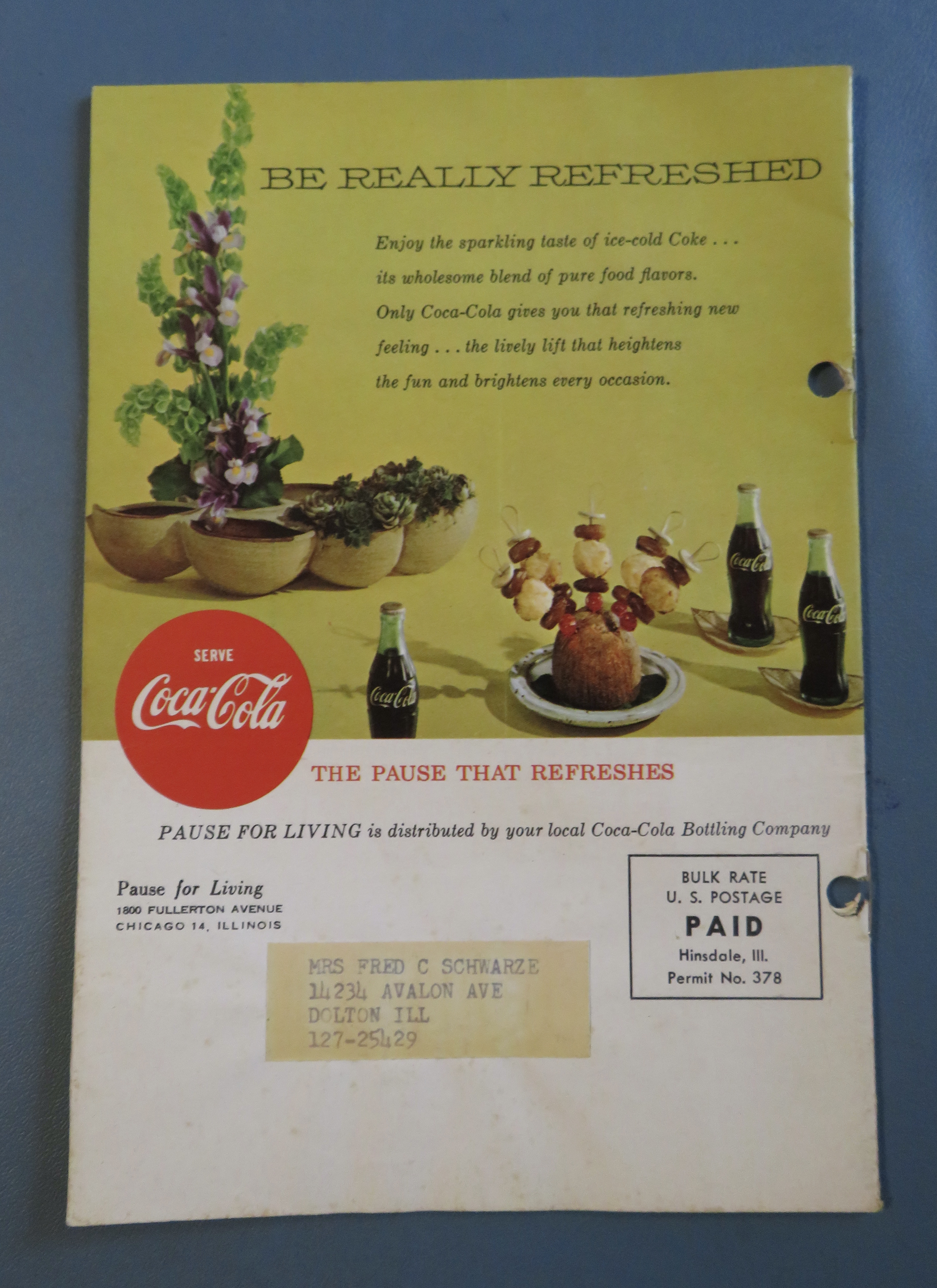 Pause For Living Magazine (Coke) Spring 1963