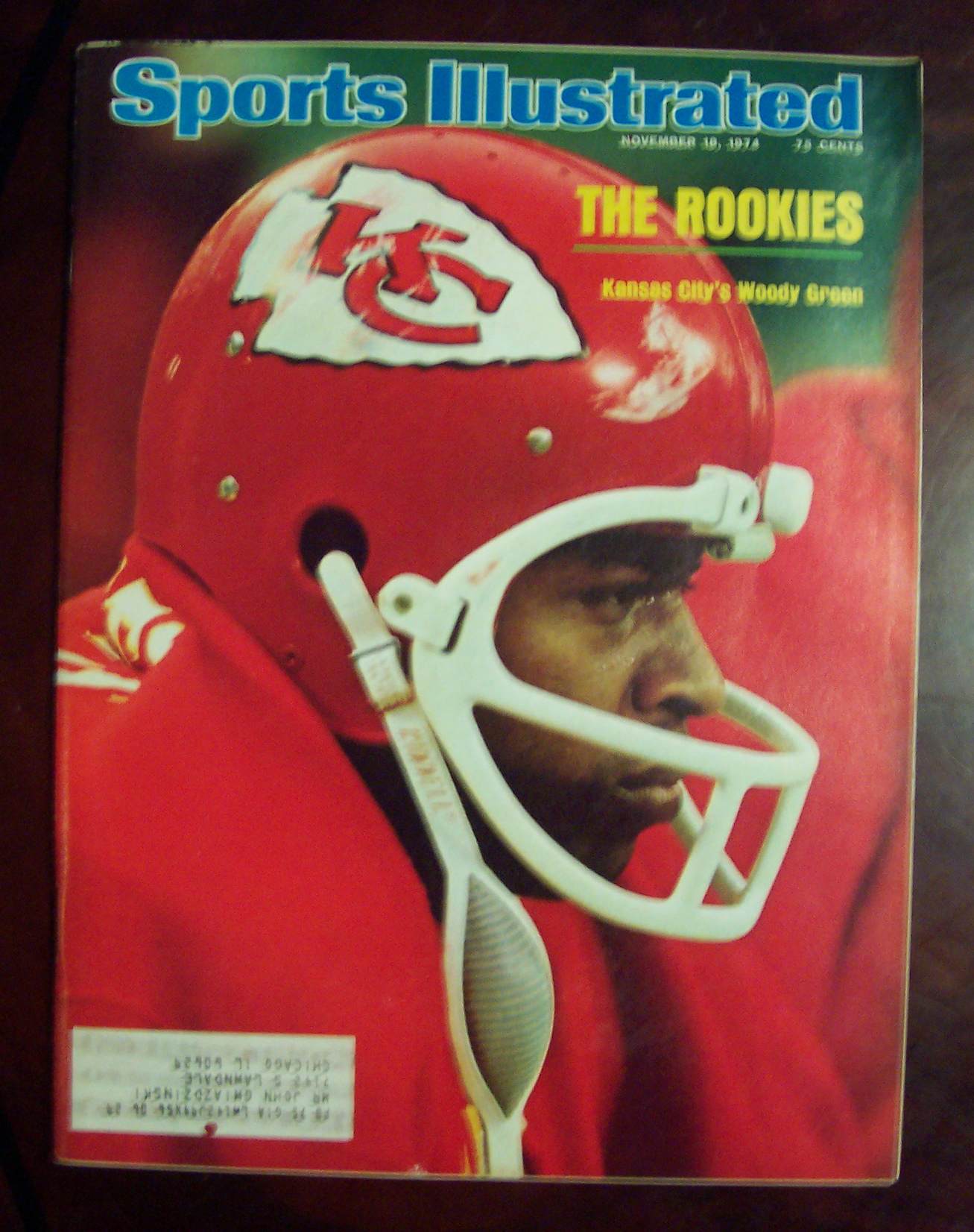 Sports Illustrated Magazine-November 18, 1974-Rookies