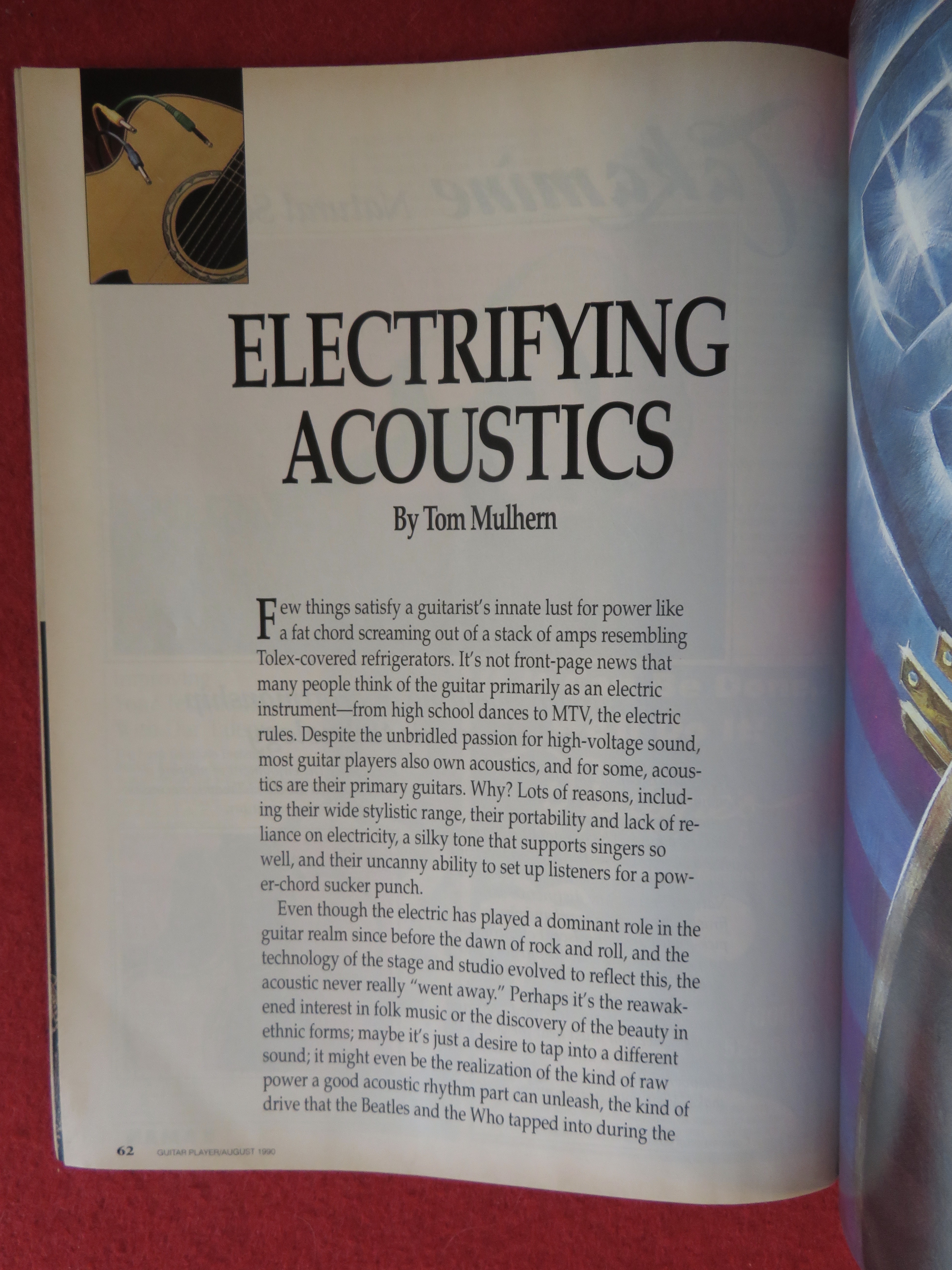 Guitar Player Magazine August 1990 Plug In