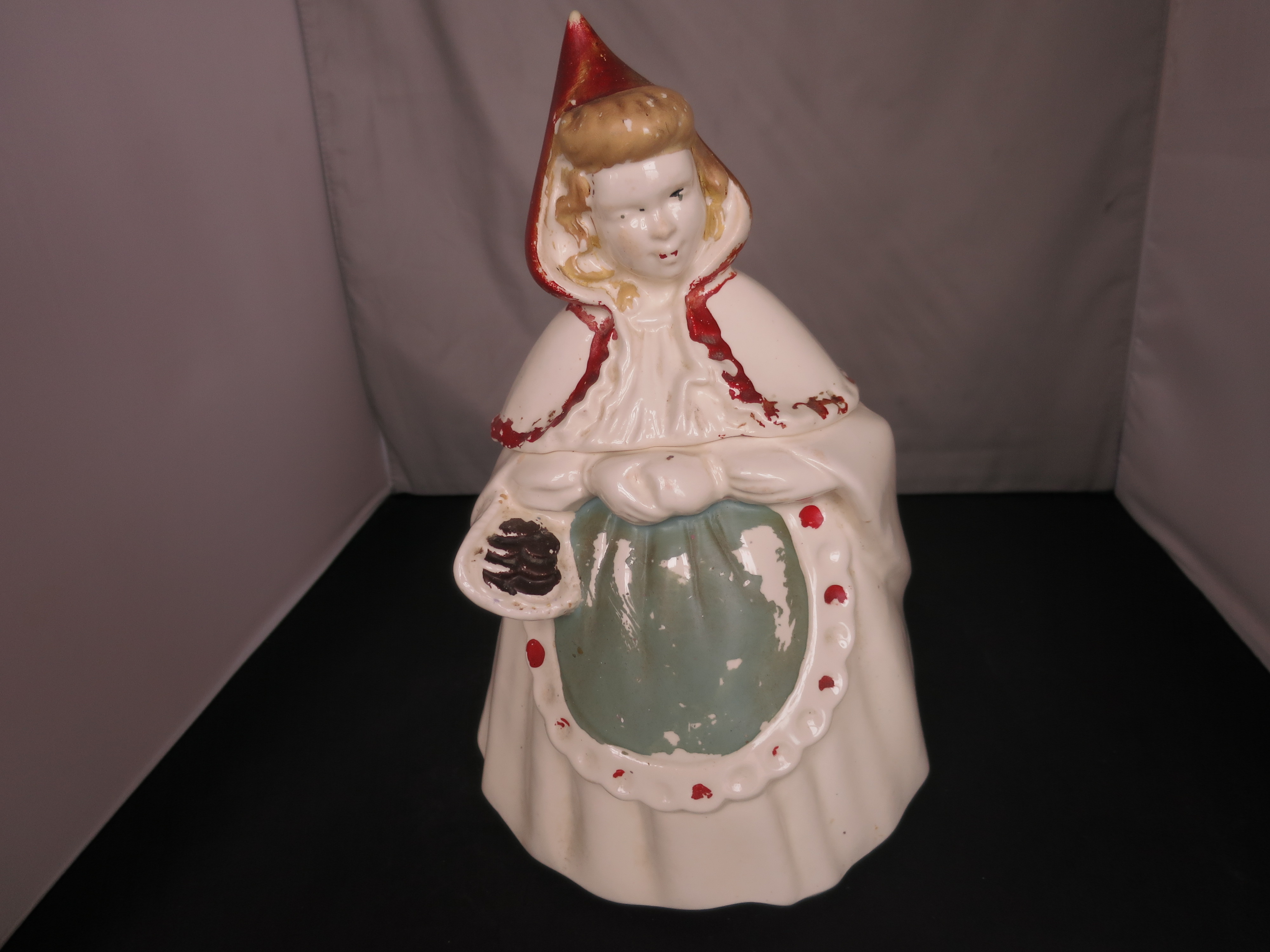 Little Red Riding Hood Cookie Jar maker unknown