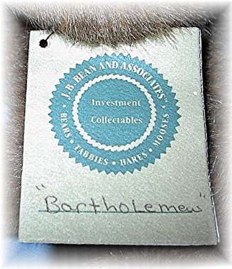 Boyds Bartholemew Teddy Bear