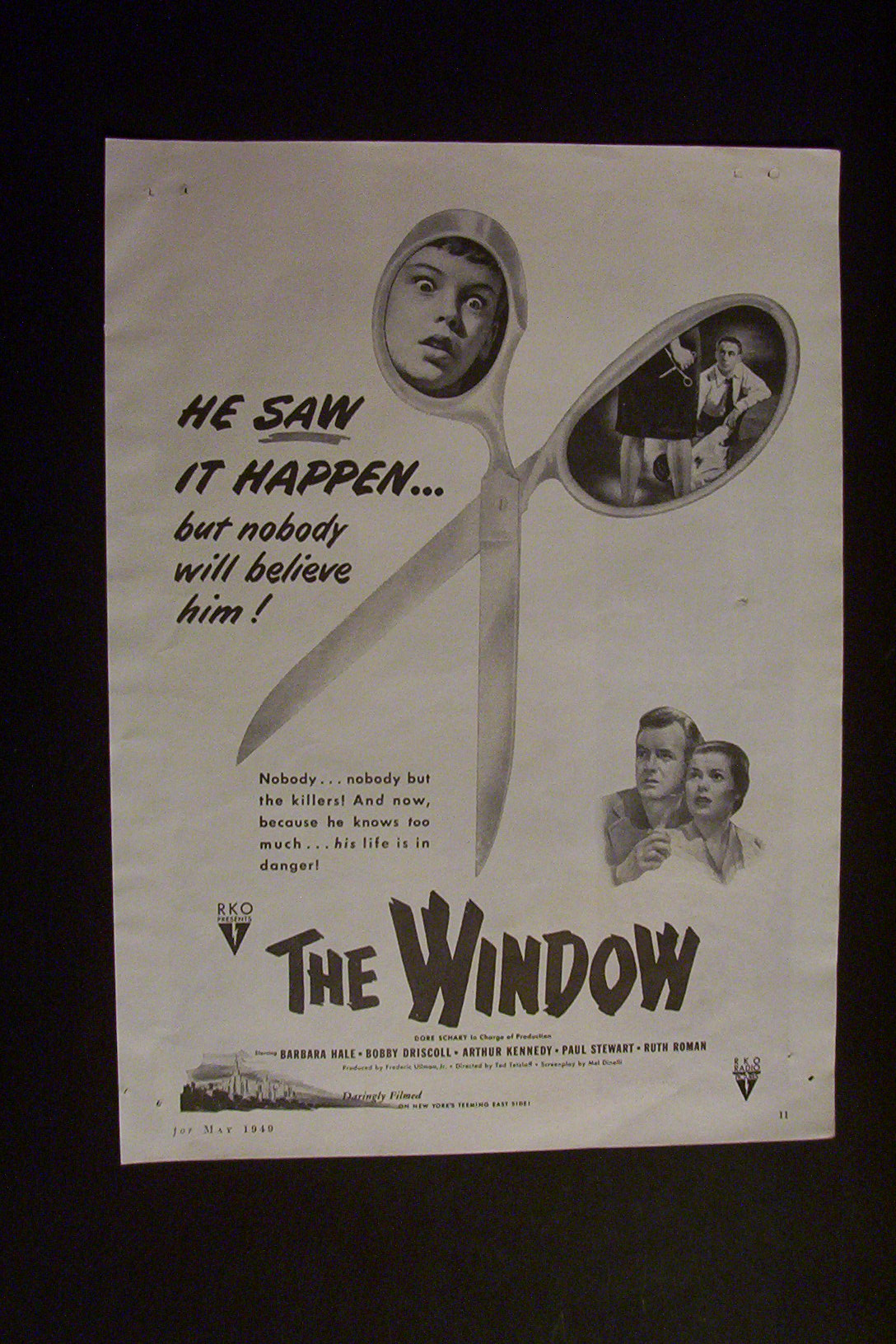 1949 The Window With Barbara Hale & Bobby Driscoll
