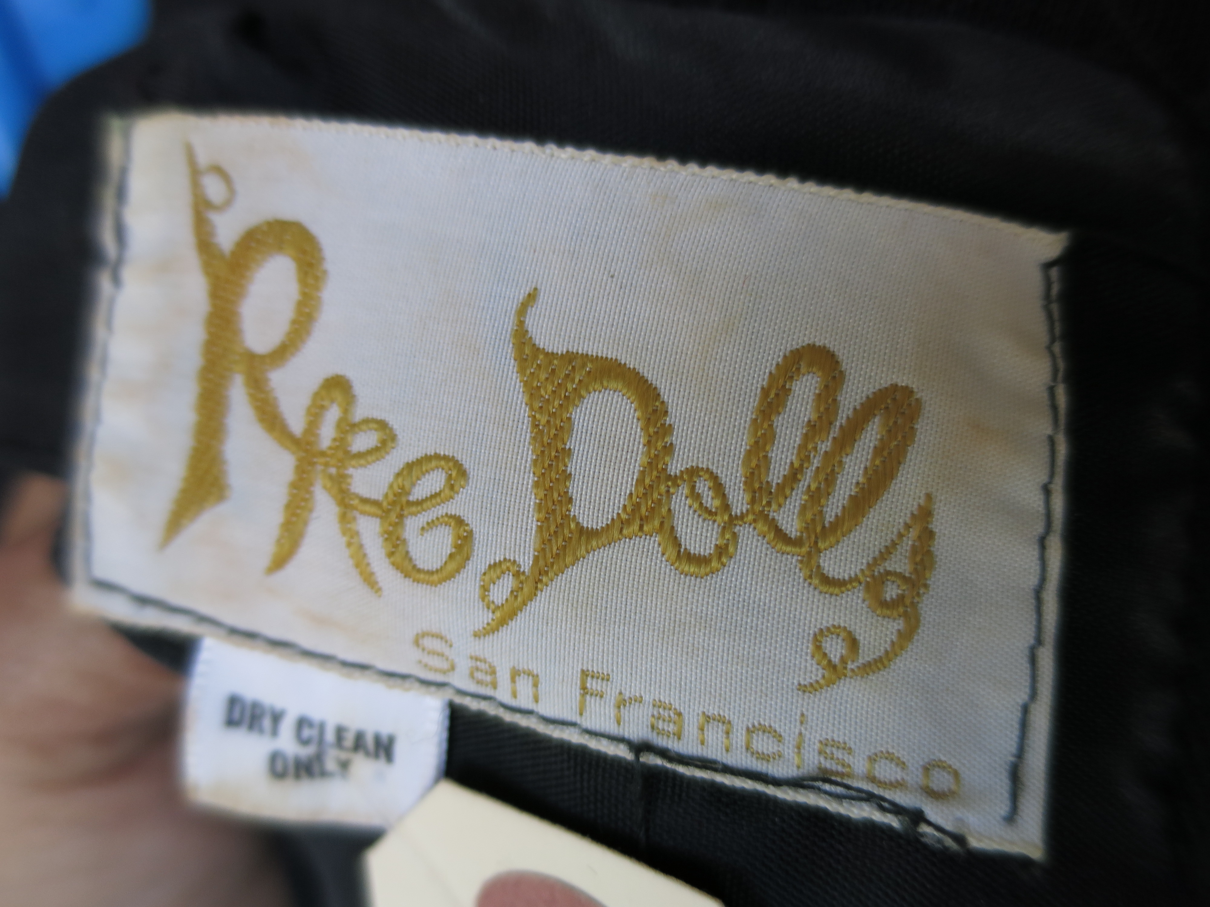 Vintage Rae Dolls San Francisco Long Dress