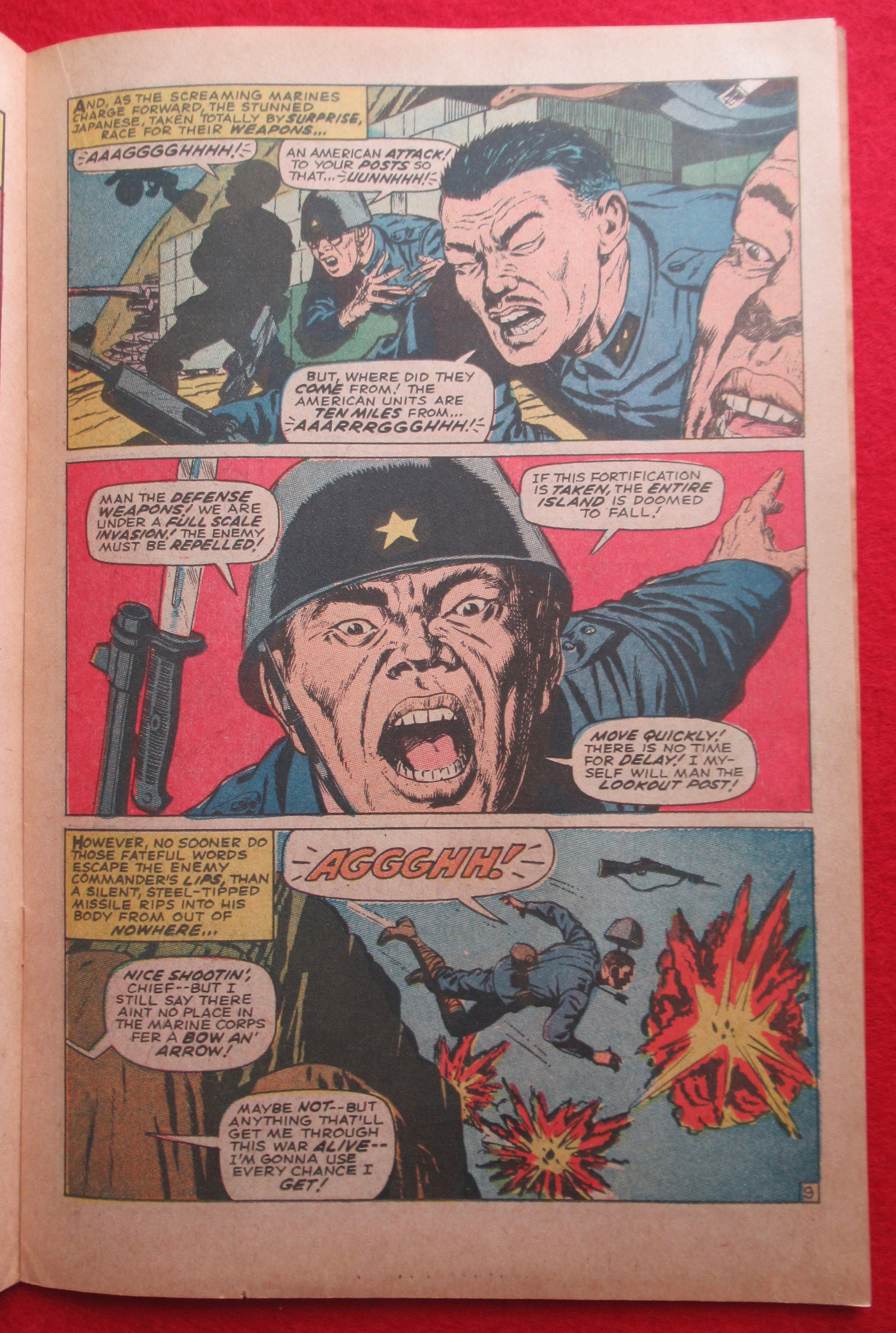 Captain Savage Comic January 1968 Last Banza