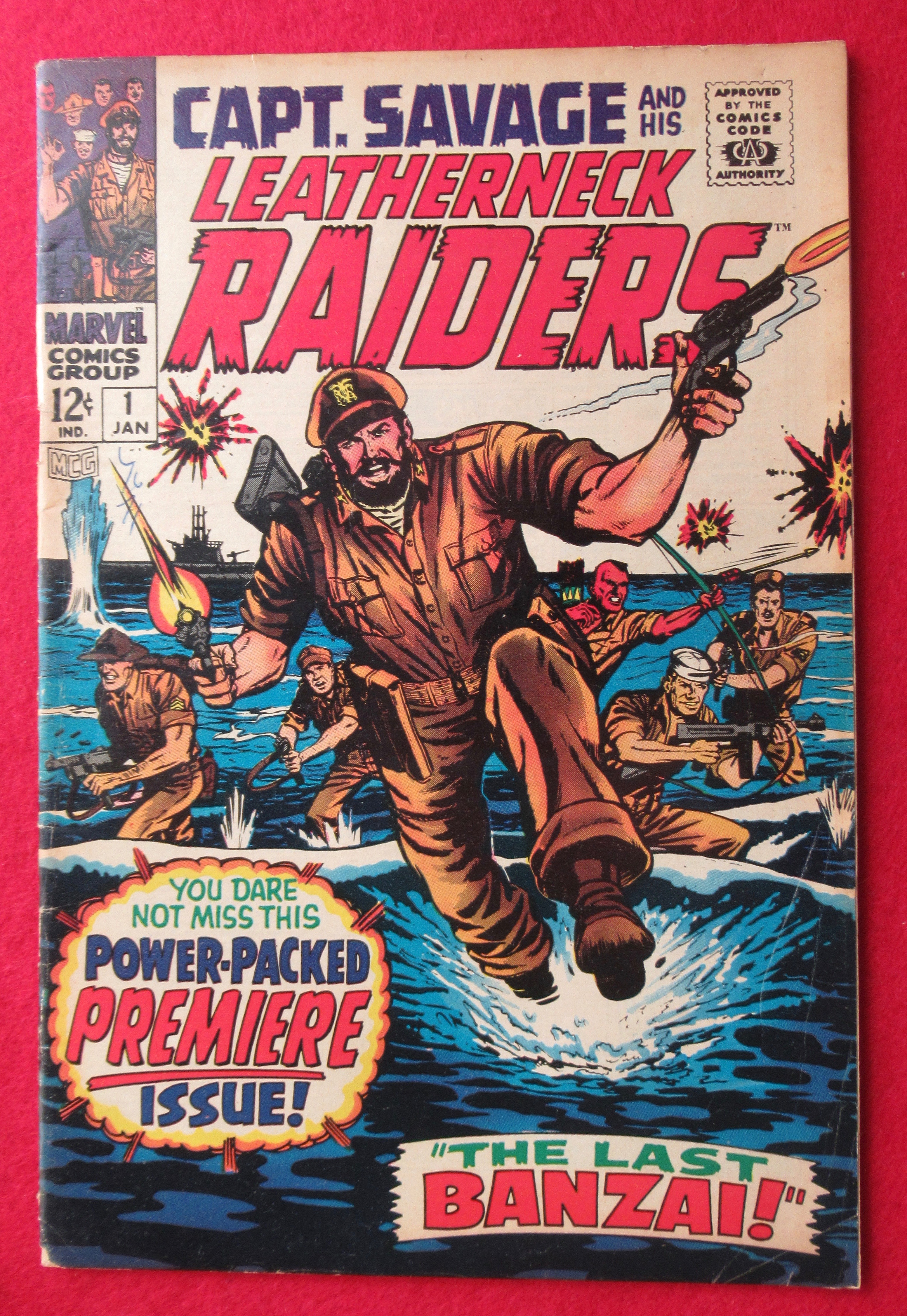 Captain Savage Comic January 1968 Last Banza
