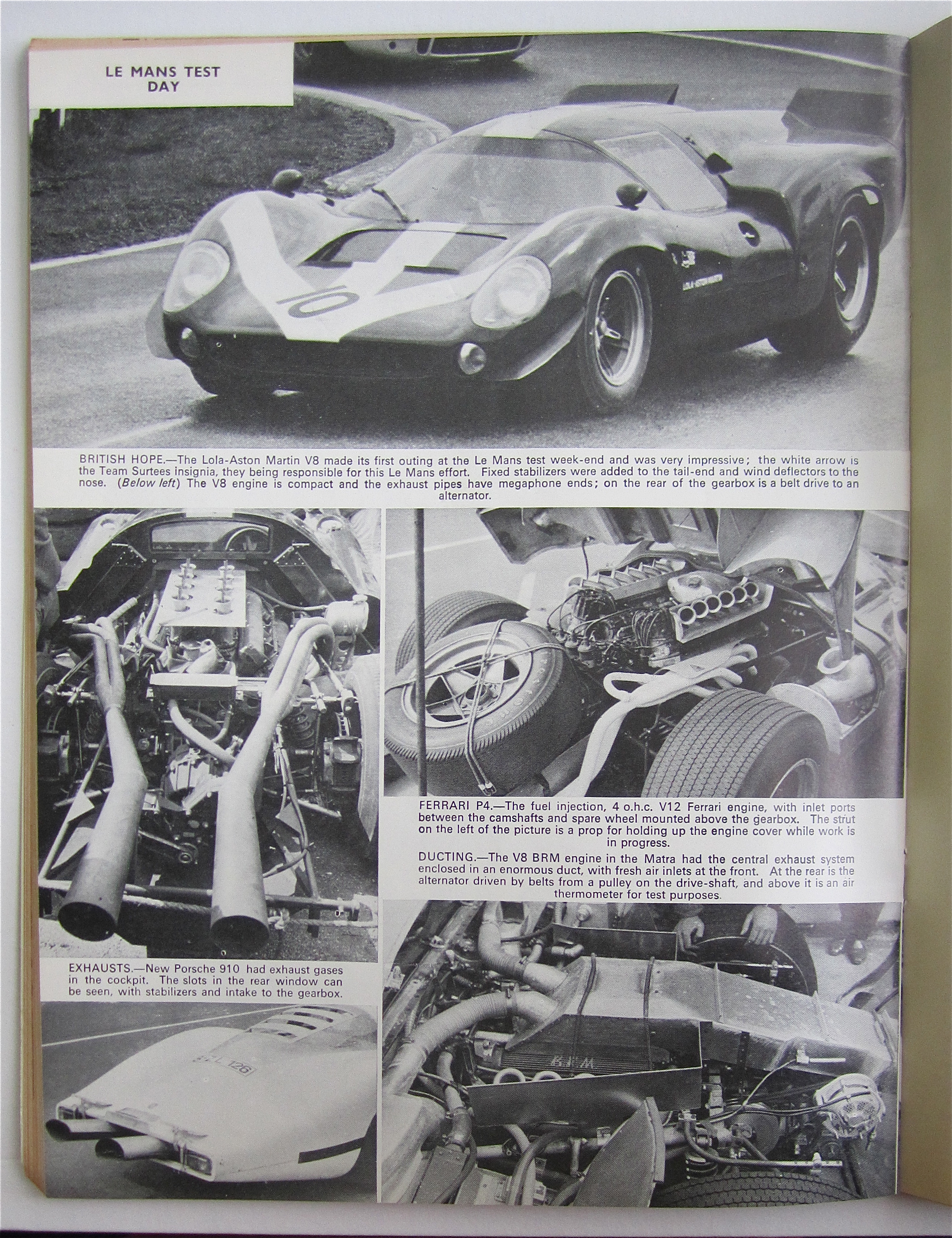 Motor Sport Magazine May 1967 First Appearance