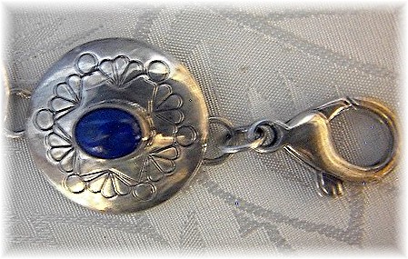 Native American Accutime Watch Sterling Silver Band