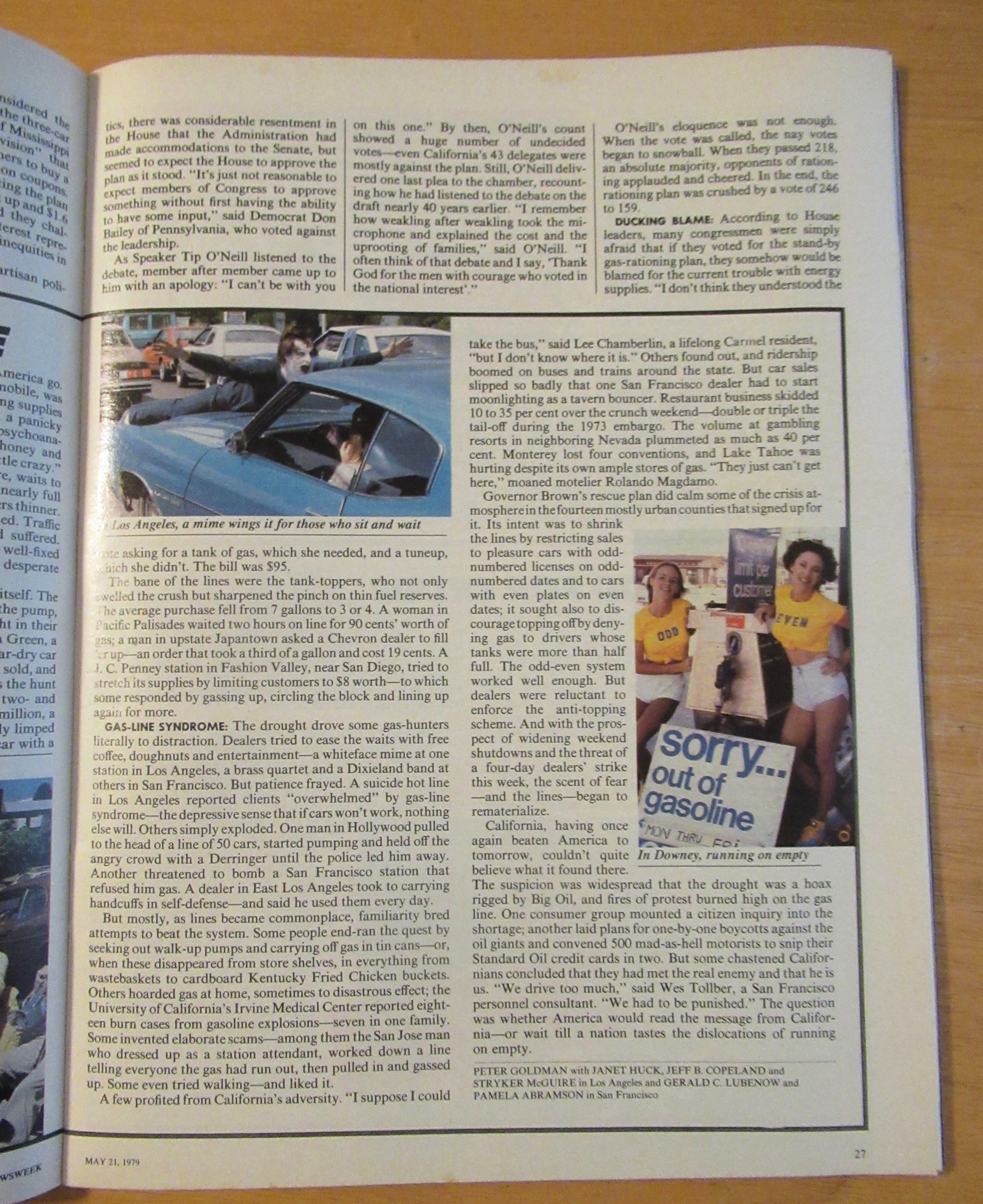 Newsweek Magazine-May 21, 1979-A Long, Dry Summer