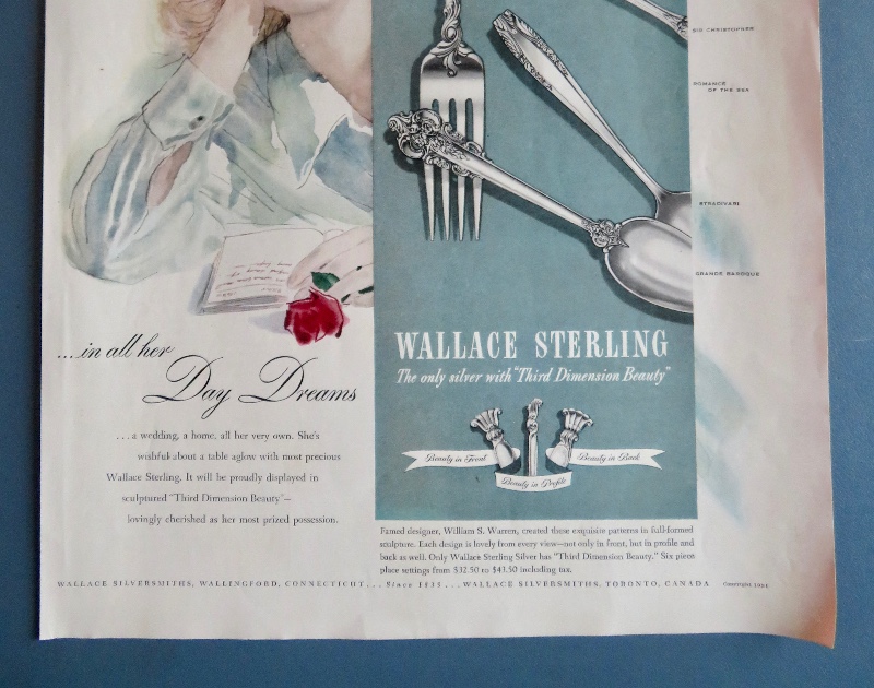 1951 Wallace Sterling with Woman Day Dreaming