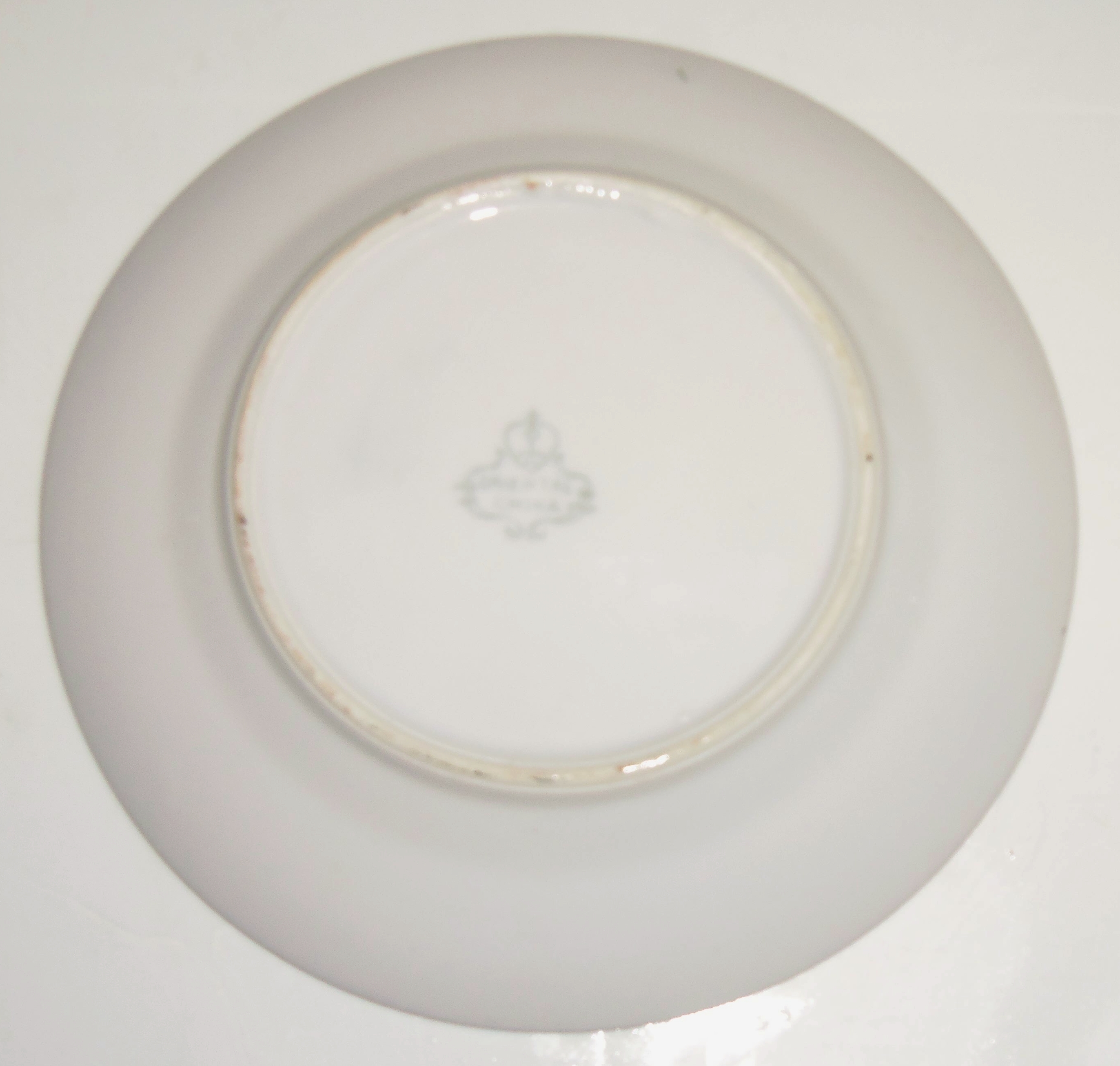 Oriental China Hand Decorated Mt Fuji Bread Plate!