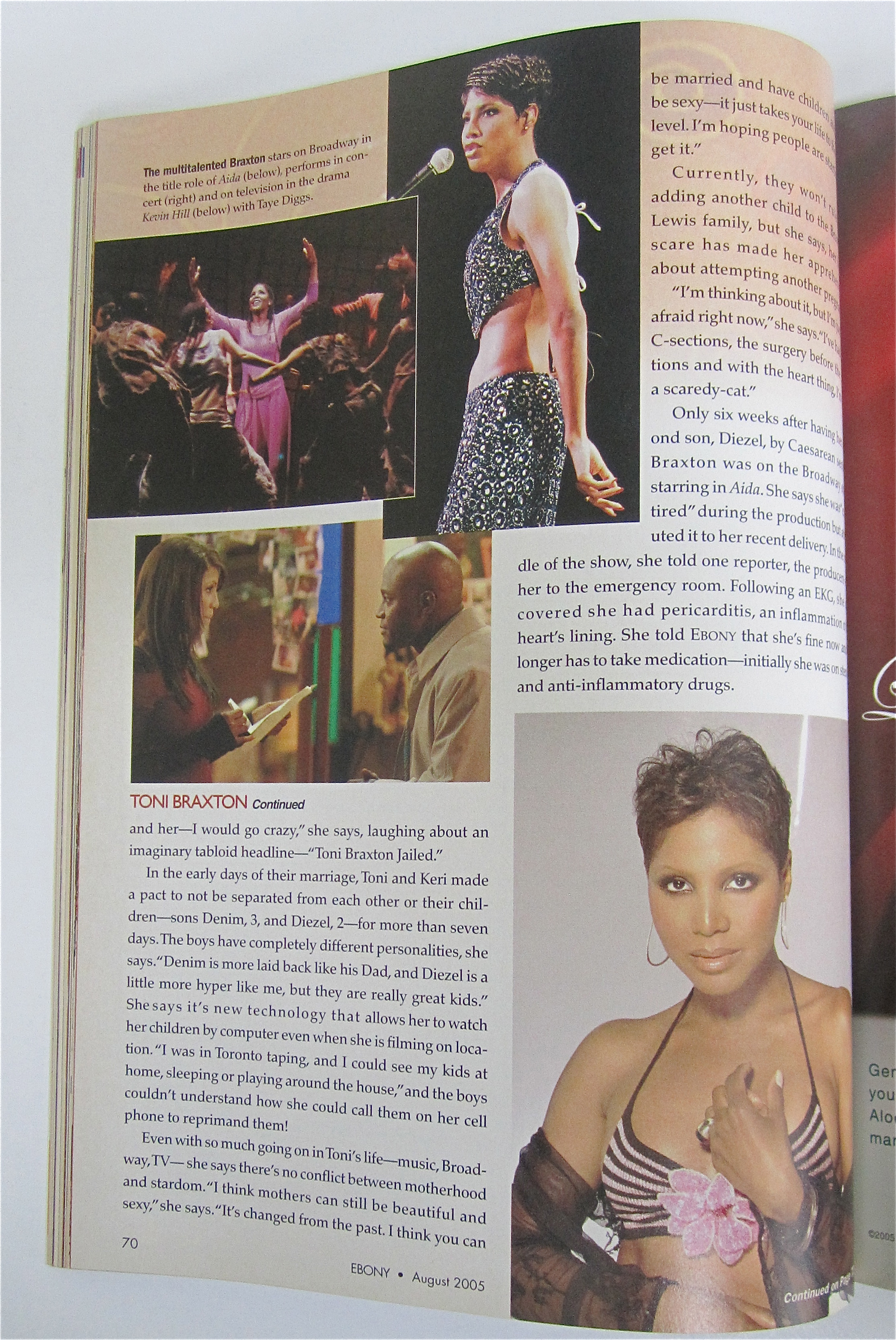 Ebony Magazine August 2005 Toni Braxton