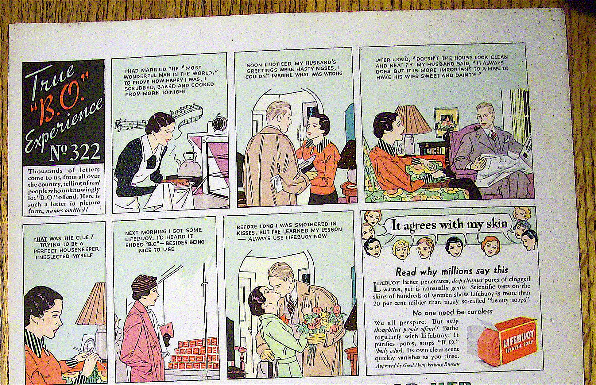 1935 Rinso & Lifebuoy Soap with Girl Playing Piano