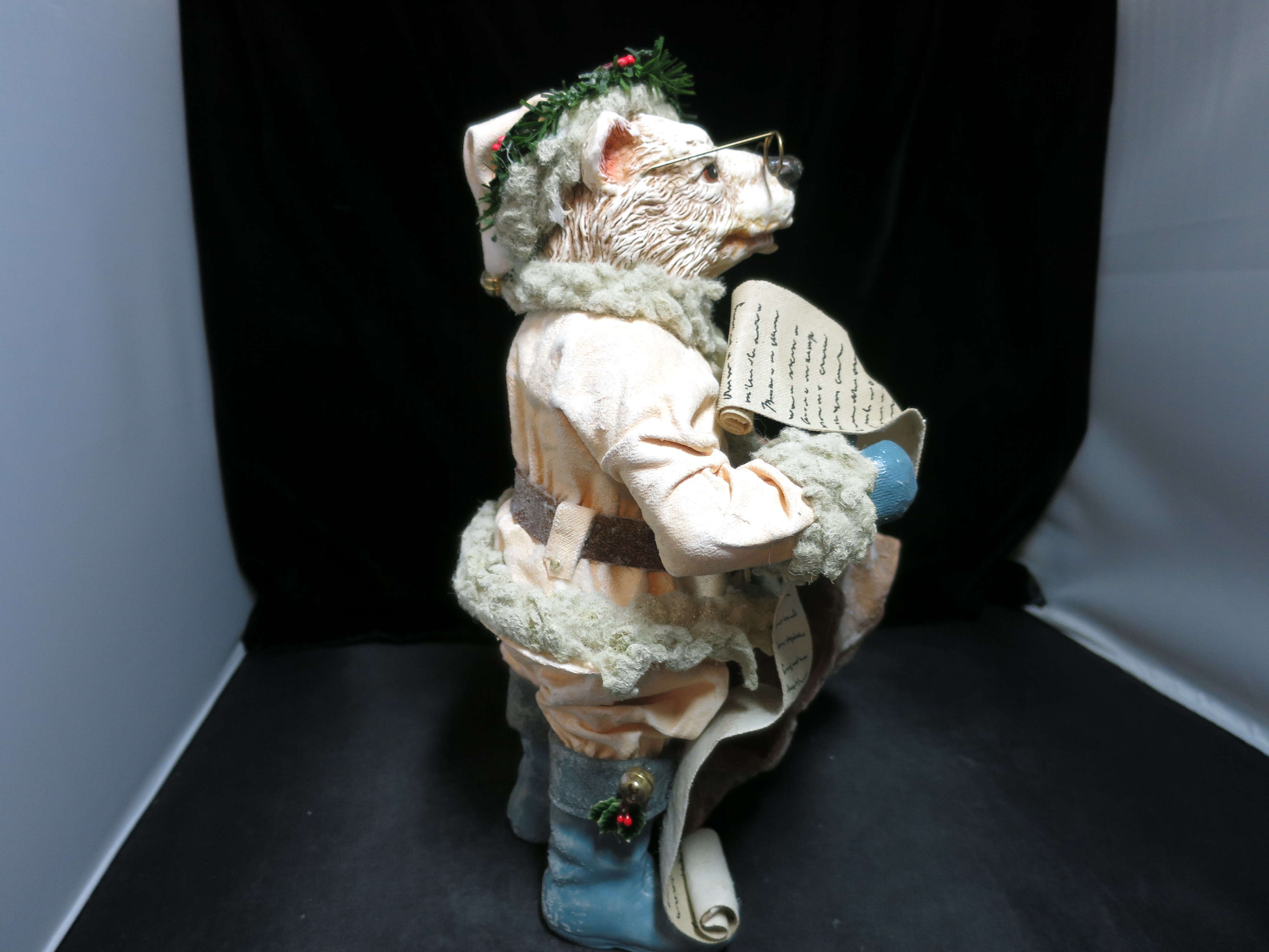 Clothtique Possible Dreams Fox with list Santa Fox