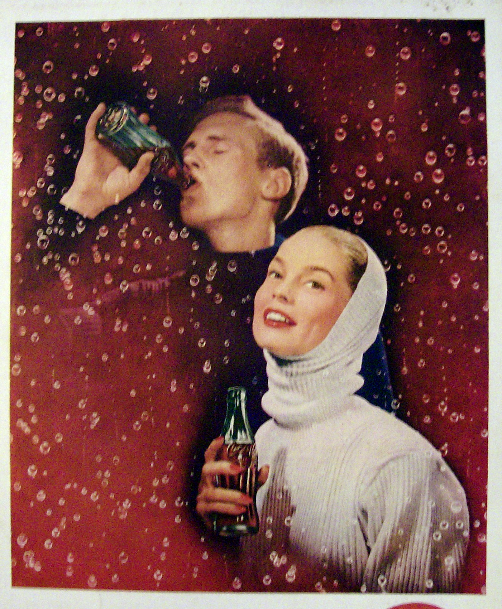 1956 Coca Cola (Coke) with a Man & Woman