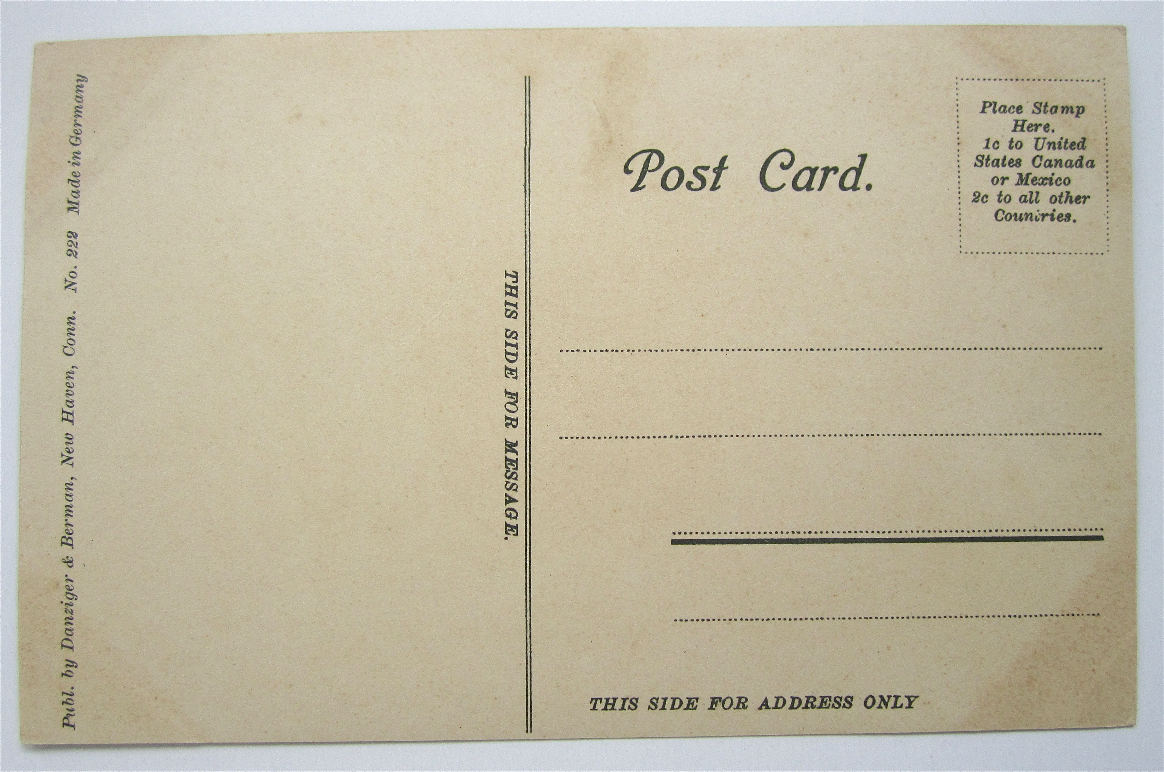 Yale University (Kent Laboratory) Postcard