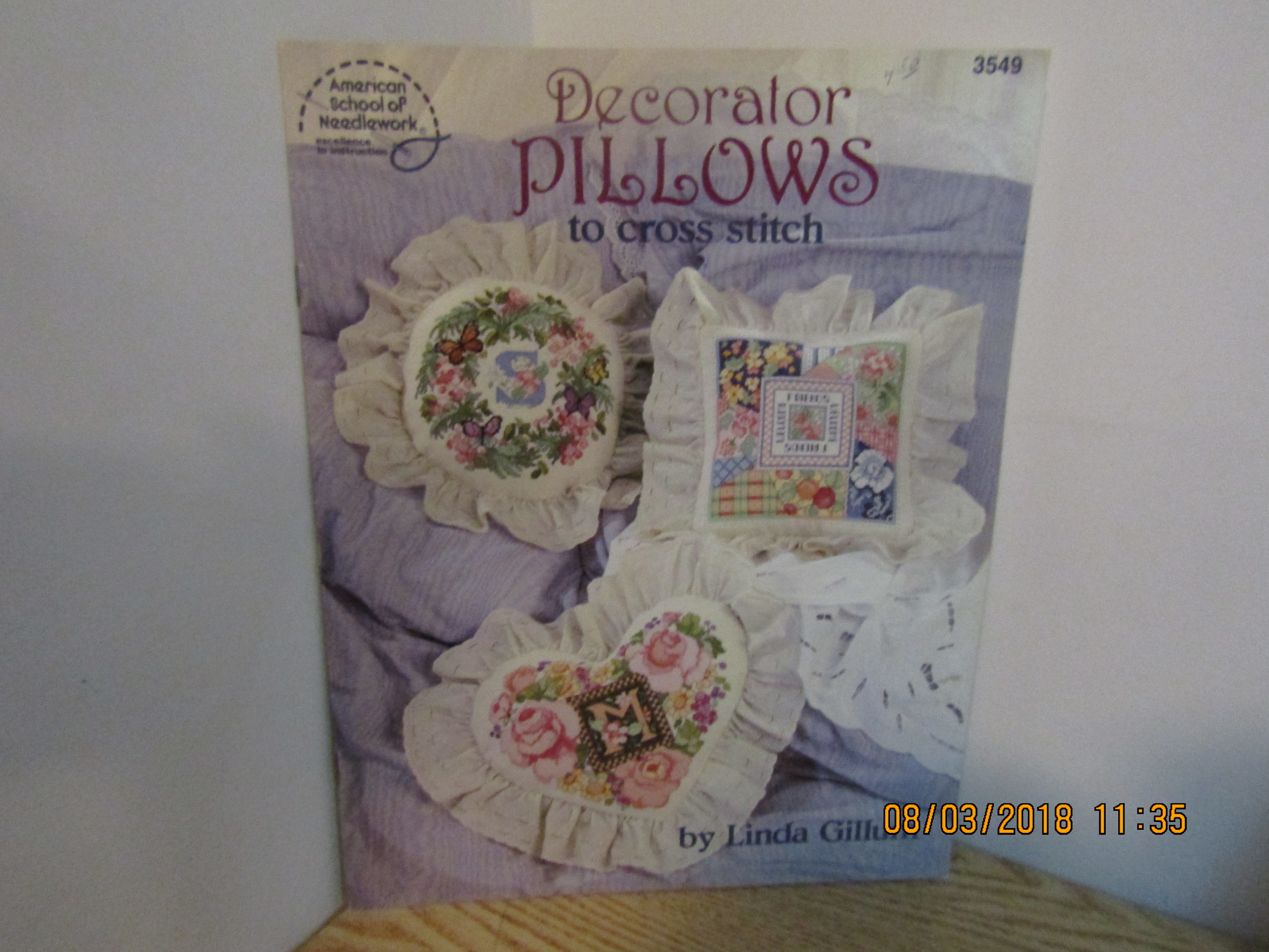 ASN  Decorator  Pillows To Cross Stitch  #3549