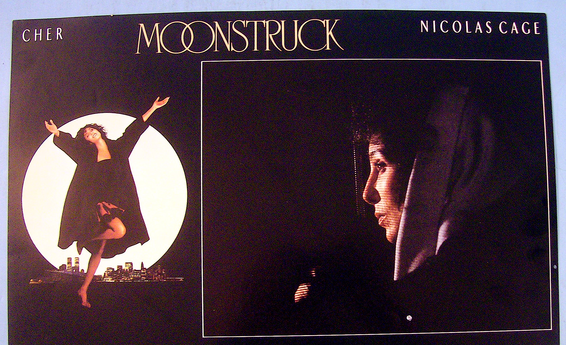 Moonstruck Lobby Card 1987 Cher & Nicolas Cage