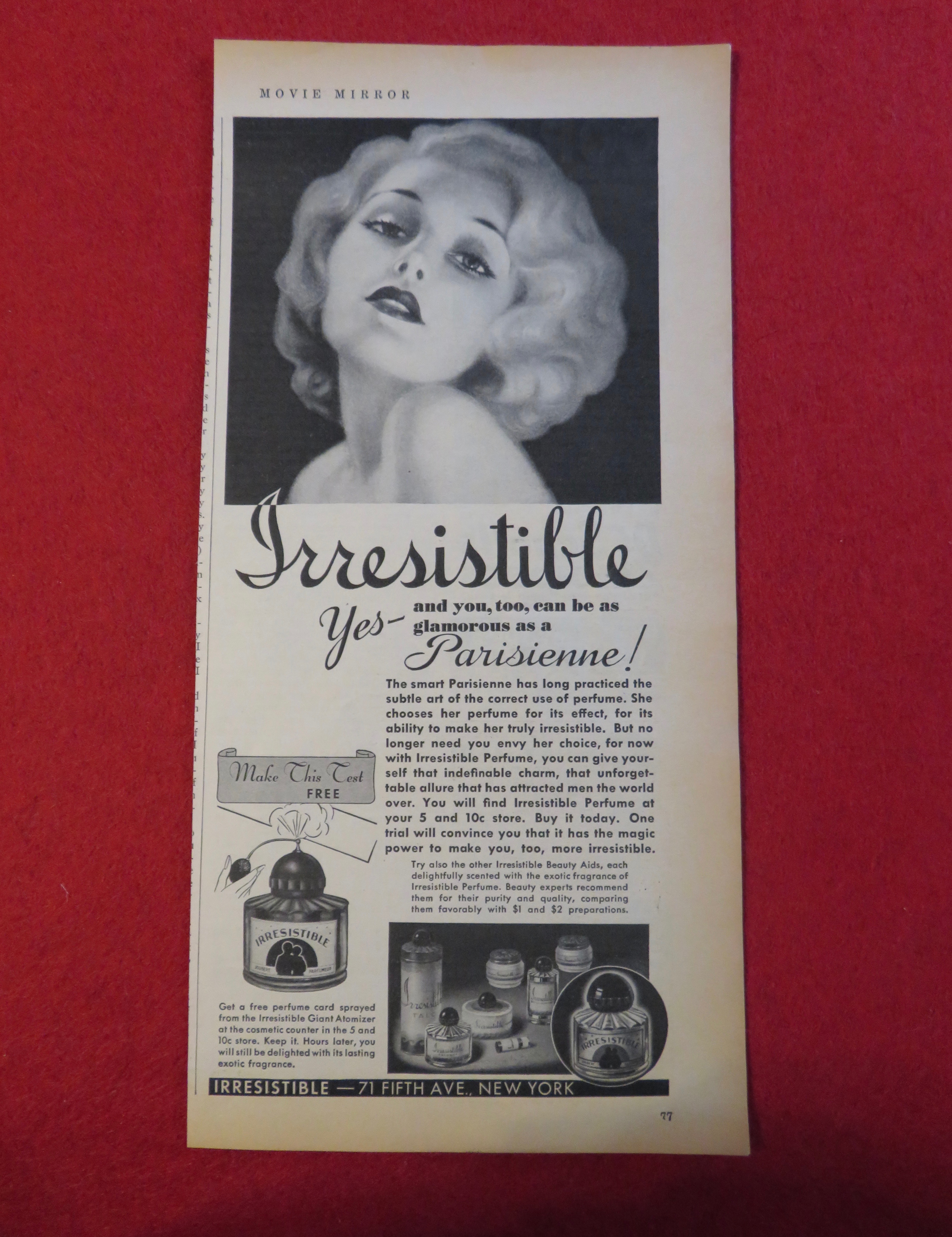 1934 Irresistible with Lovely Woman