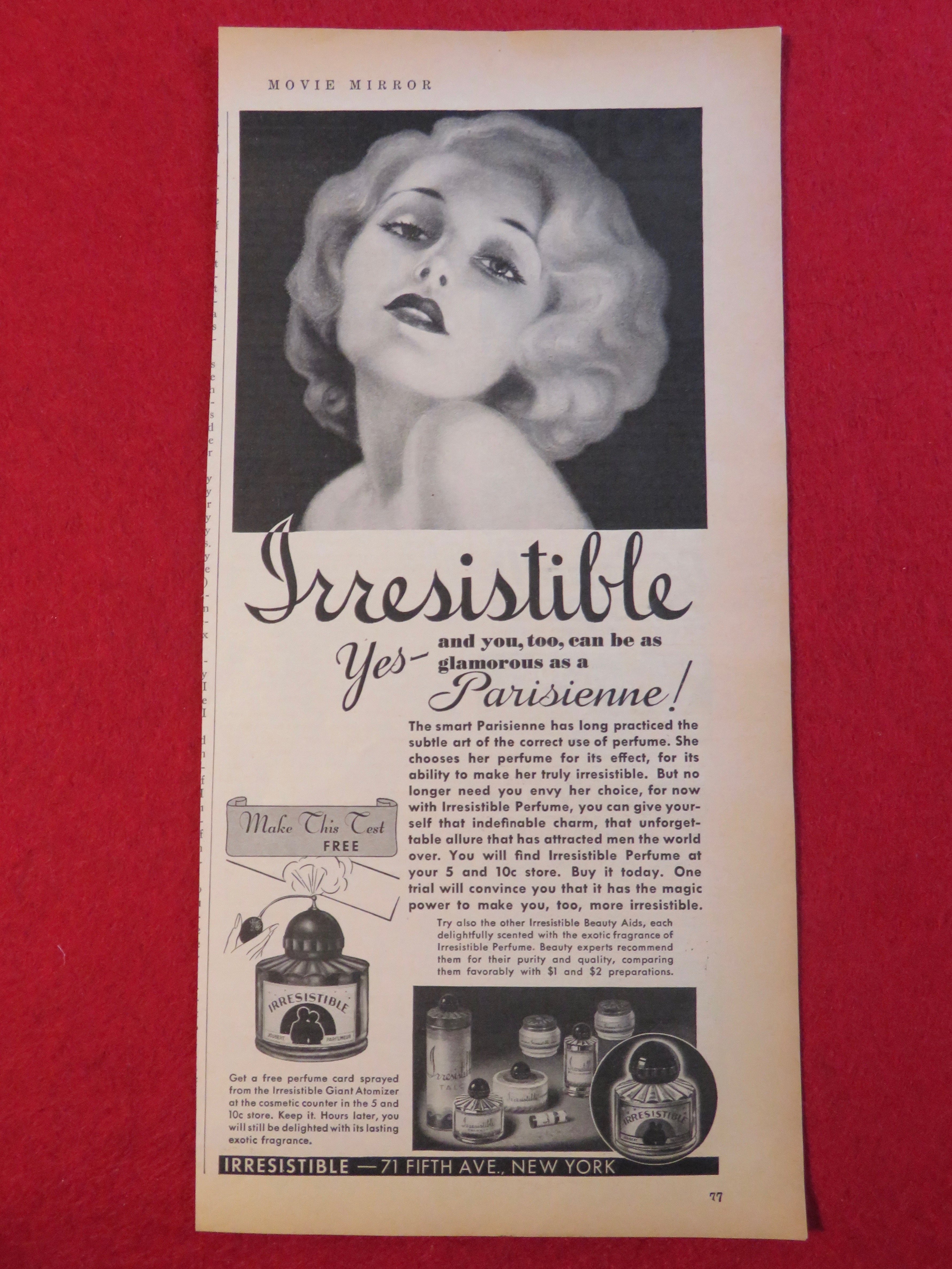 1934 Irresistible with Lovely Woman