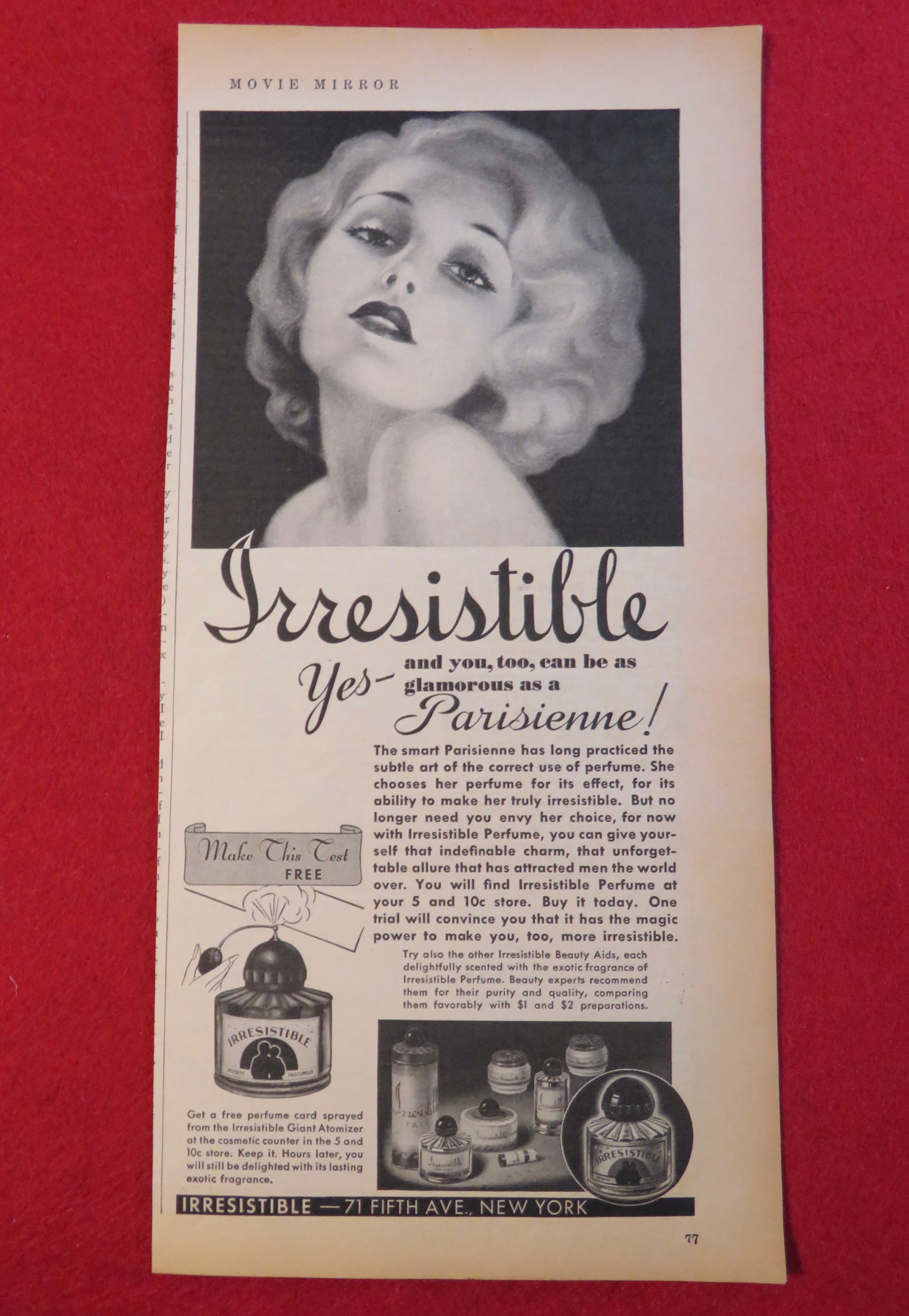 1934 Irresistible with Lovely Woman