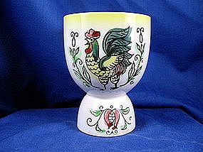 Rooster egg cup ceramic