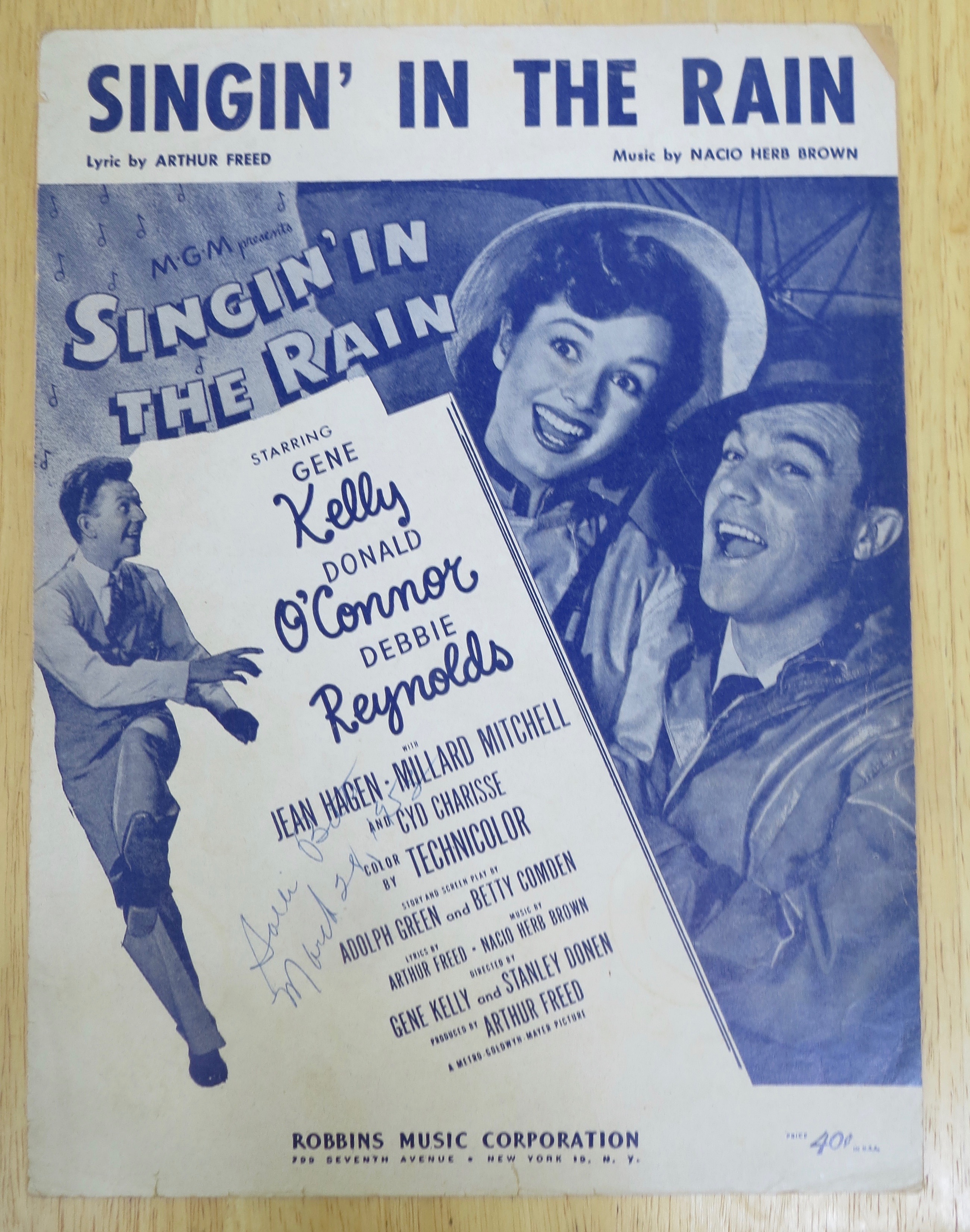 1932 Singin' In The Rain By Freed & Brown