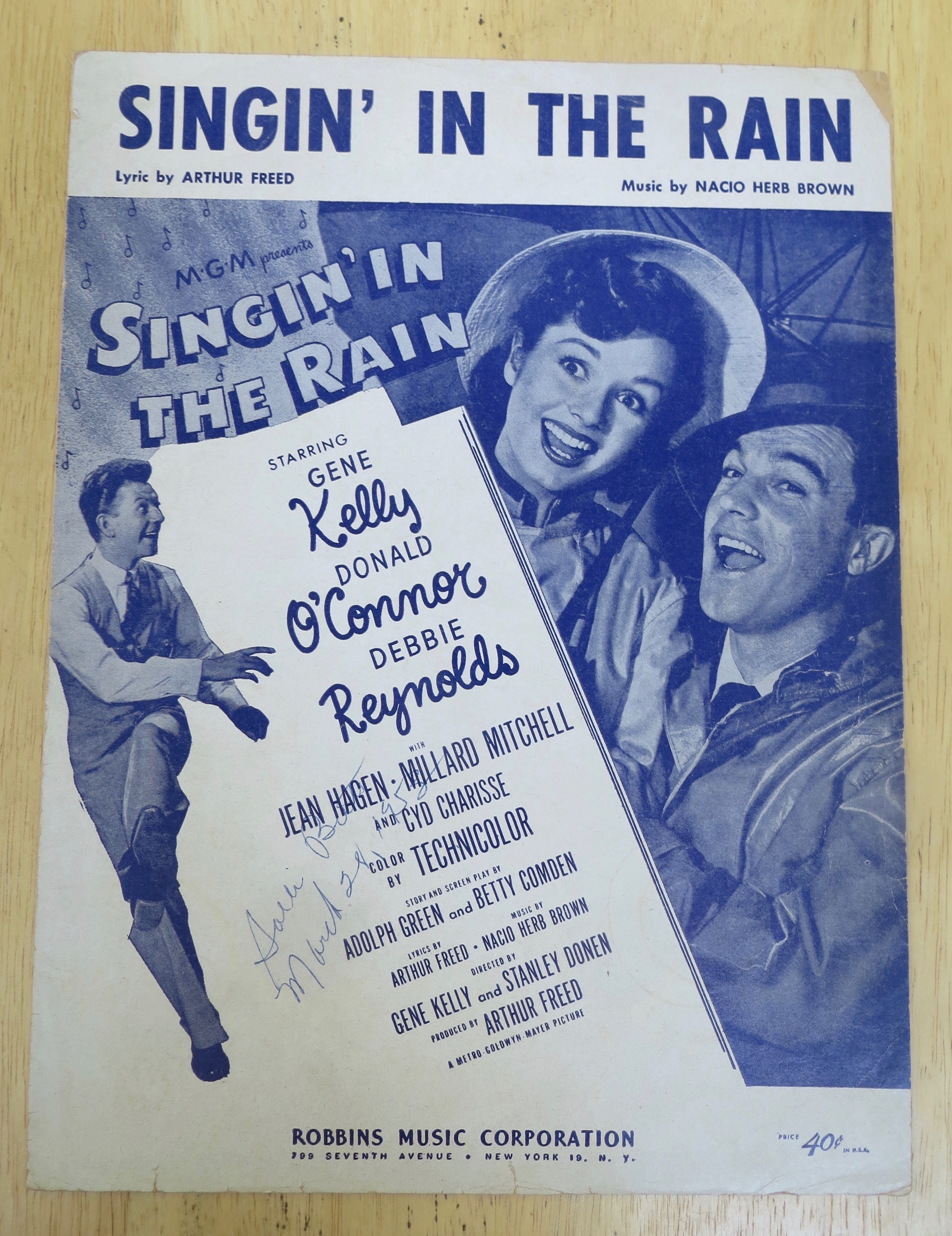 1932 Singin' In The Rain By Freed & Brown