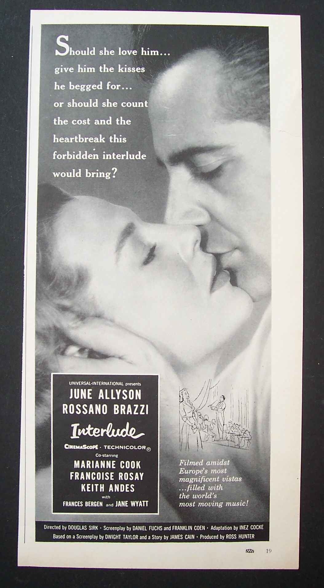 1957  Movie  Ad  for  Interlude