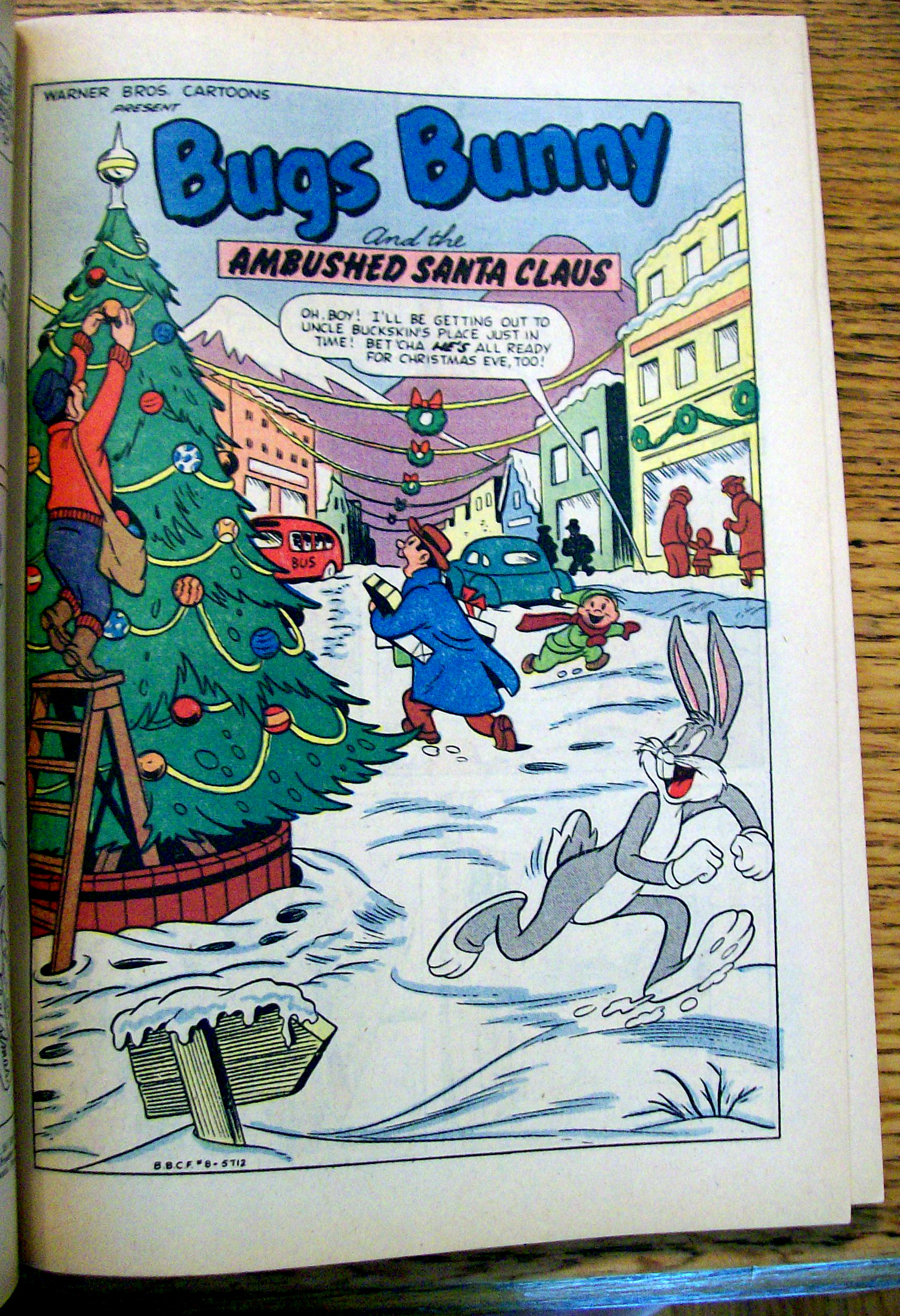 Bugs Bunny's Christmas Funnies Comic #8-1957