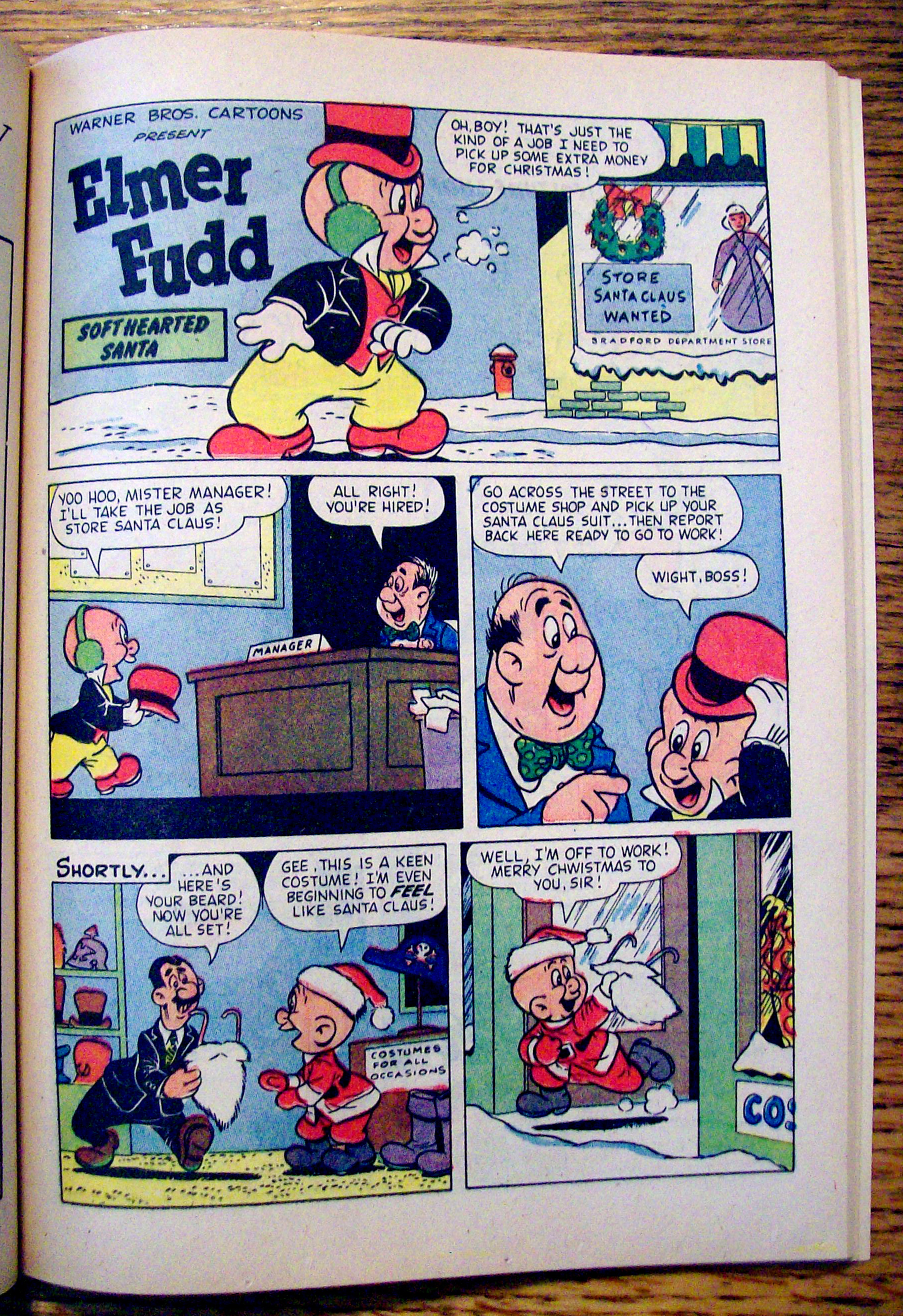 Bugs Bunny's Christmas Funnies Comic #8-1957