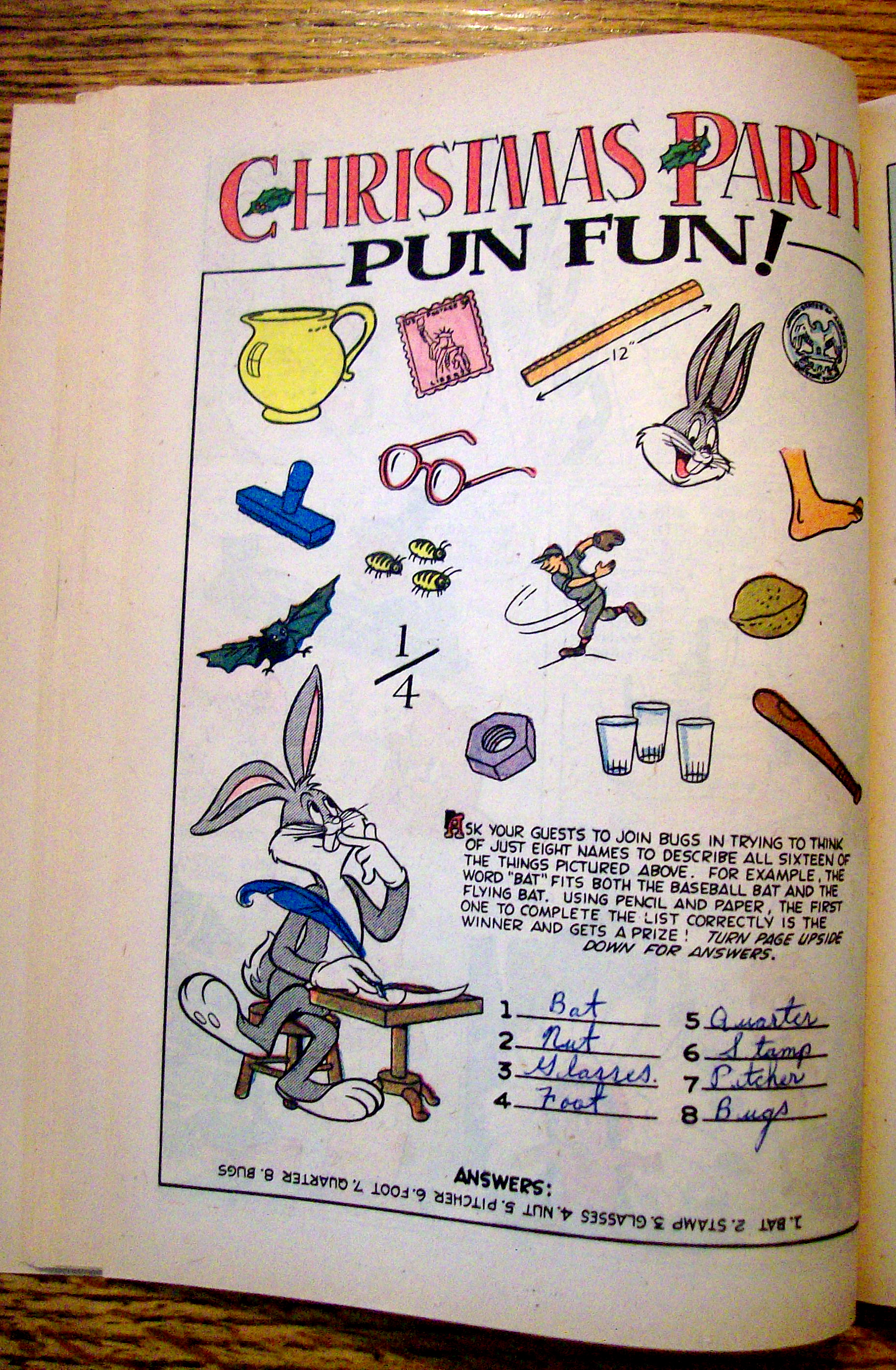 Bugs Bunny's Christmas Funnies Comic #8-1957