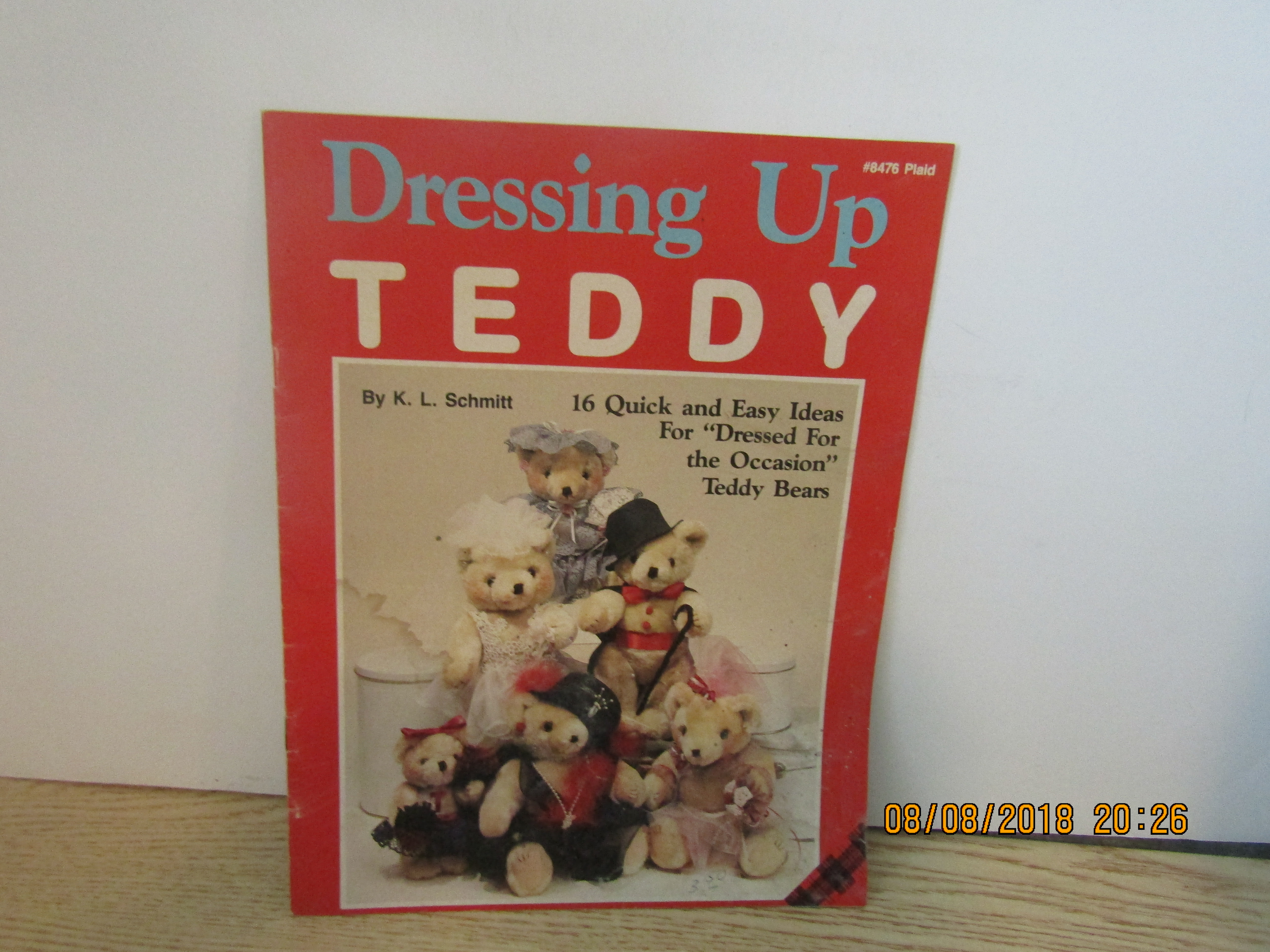 Plaid Craft Book Dressing Up Teddy #8476