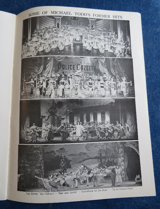 Original 1948 Michael Todd Presents Bobby Clark In Musical Comedy As The Girls Go Theater Program (Petty Cover)
