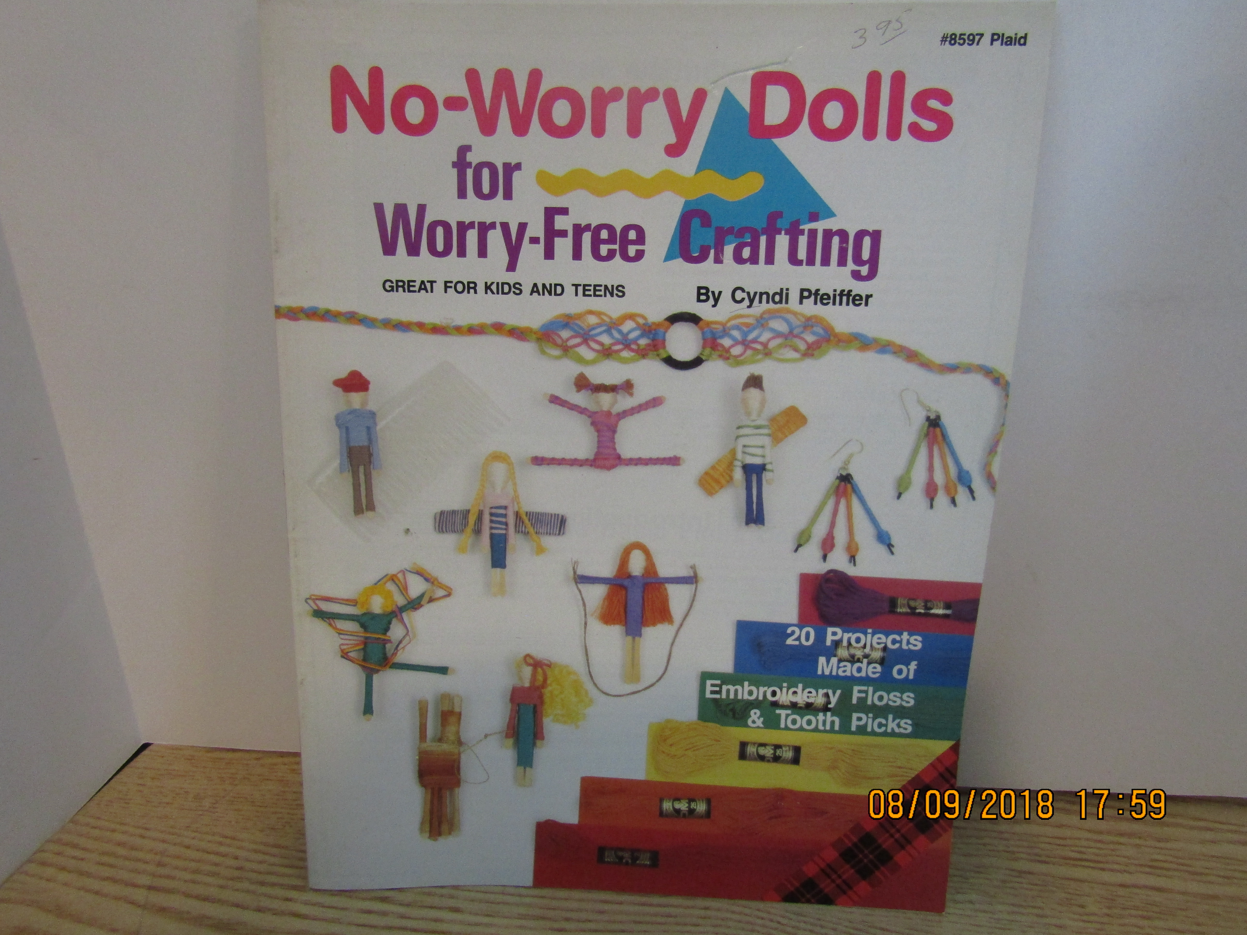 Plaid Book No-Worry Dolls for Worry-Free Crafting #8597