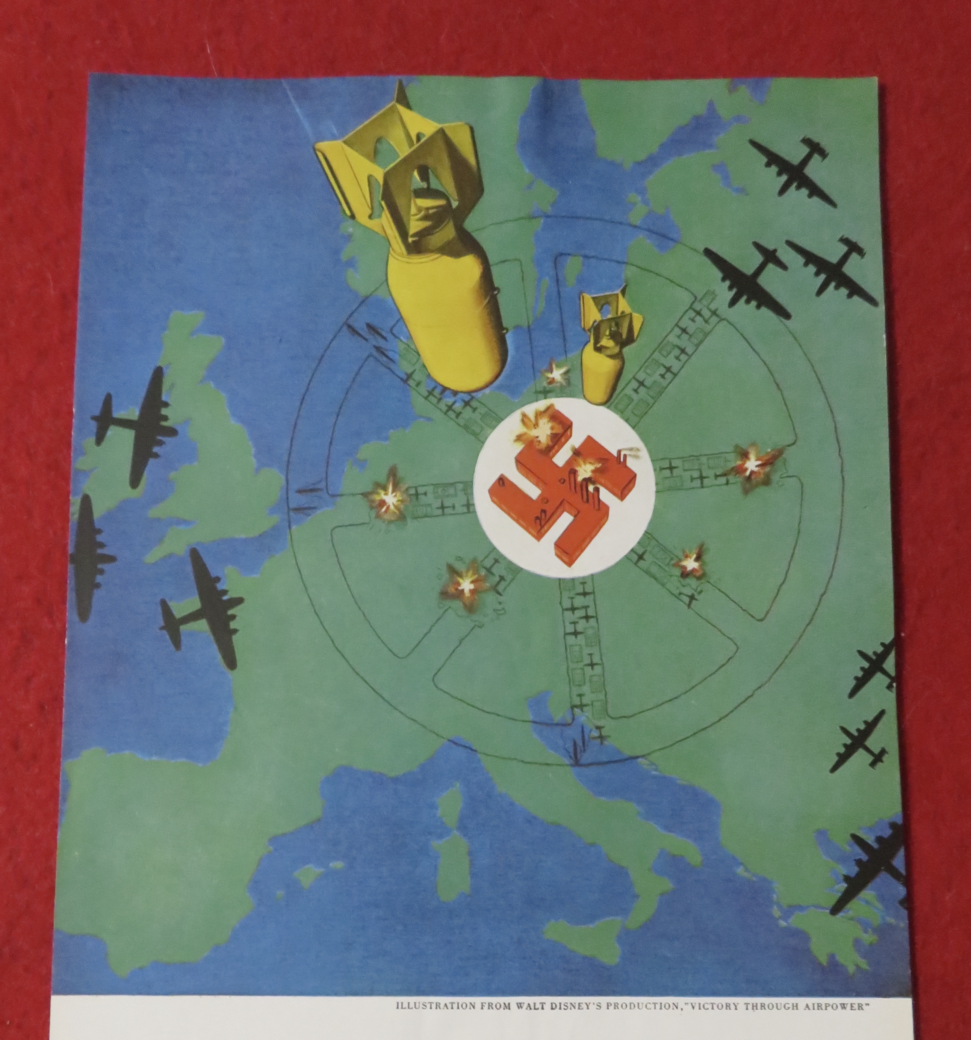 1944 Lockheed Aircraft with Victory Through Air Power
