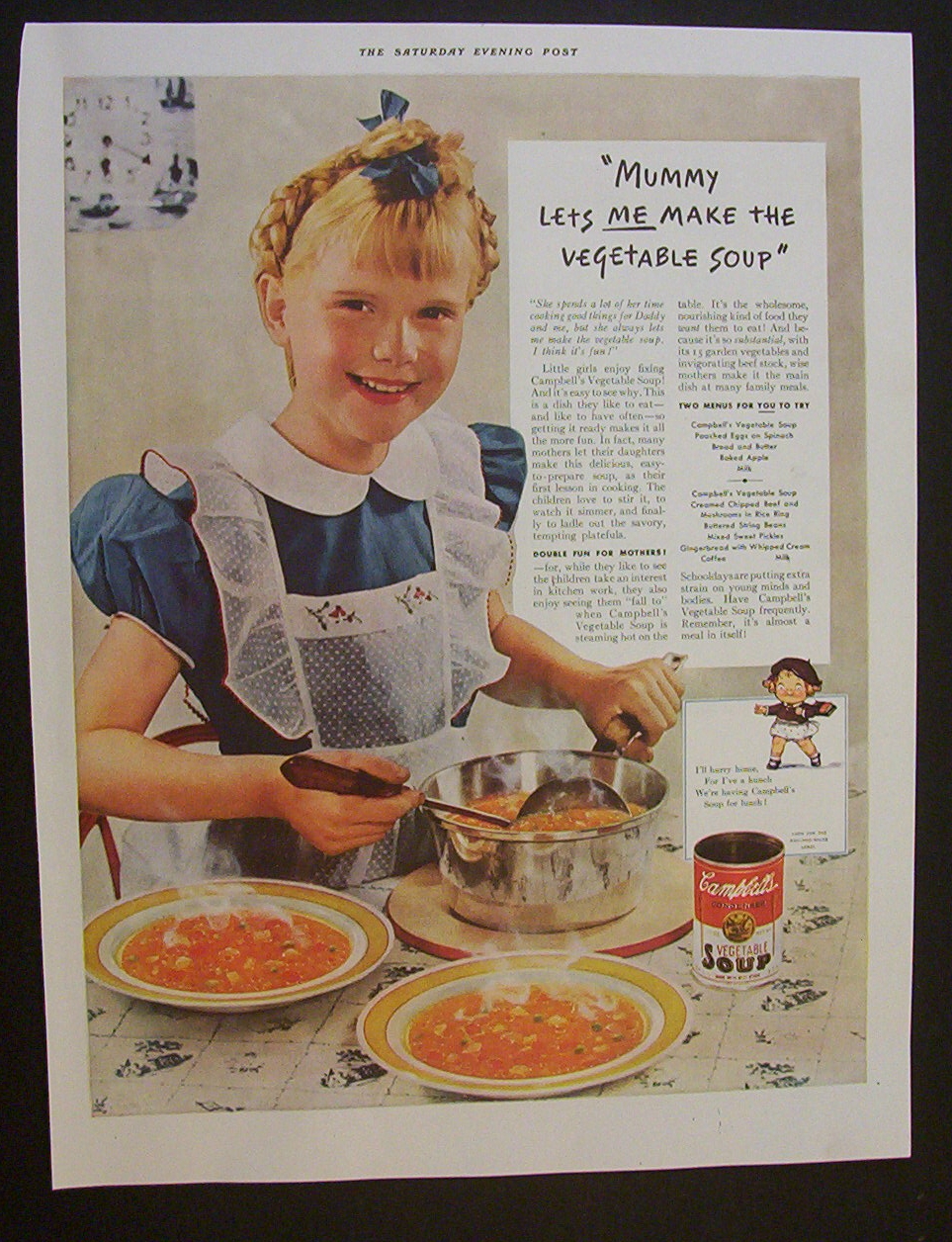 1940  Campbell's  Vegetable  Soup