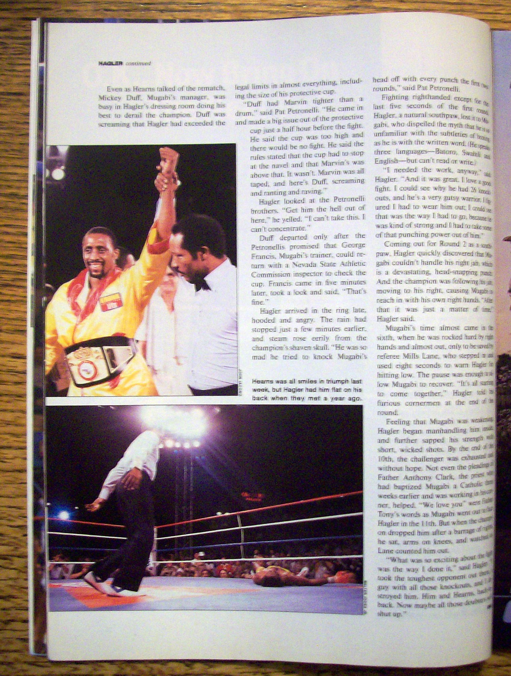 Sports Illustrated Magazine-March 24, 1986-M. Hagler