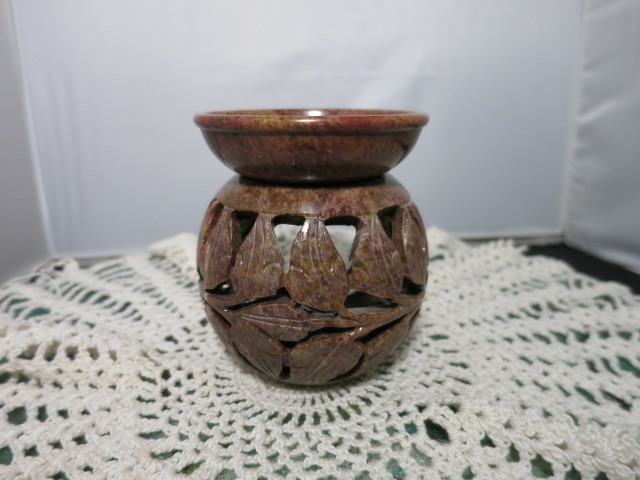 Marex Fragrant Creations Marble Tart Burner Candle Scented Oil