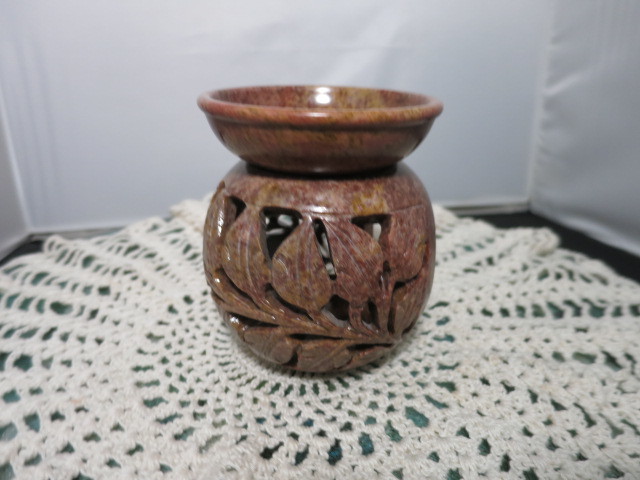 Marex Fragrant Creations Marble Tart Burner Candle Scented Oil