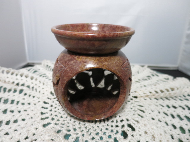 Marex Fragrant Creations Marble Tart Burner Candle Scented Oil
