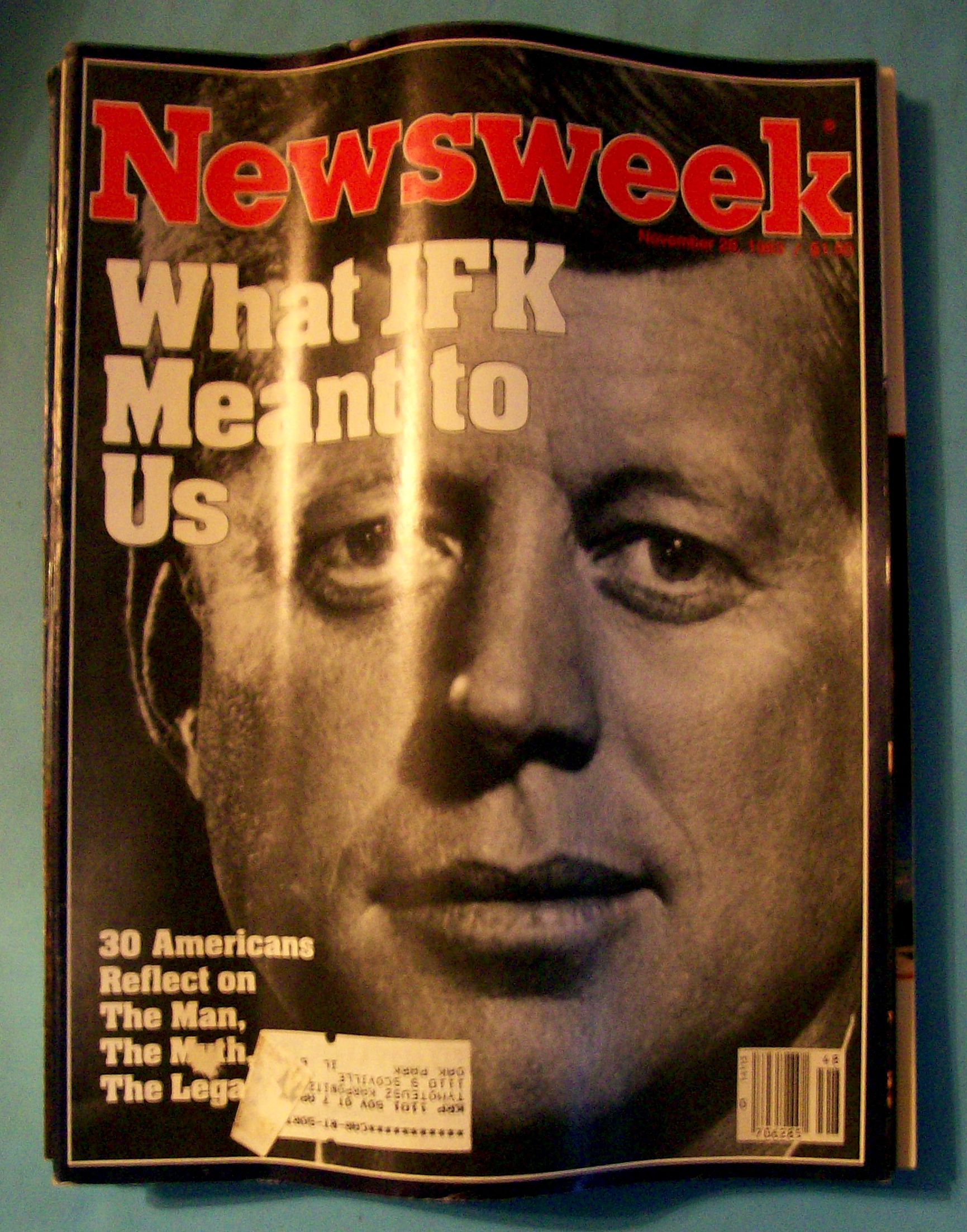 Newsweek Magazine - November 28, 1983 - JFK