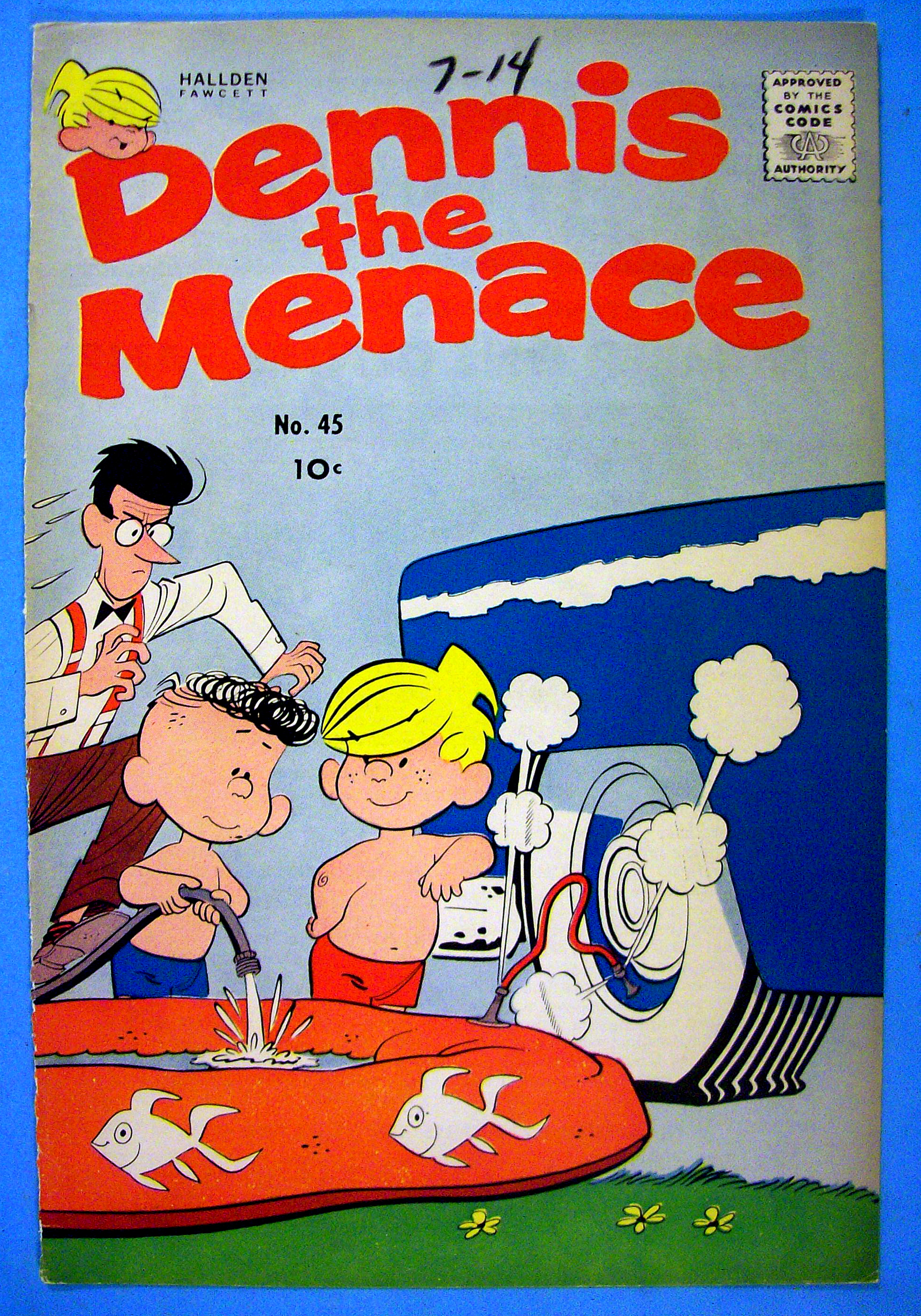 Dennis the Menace Comic Cover #45 1960