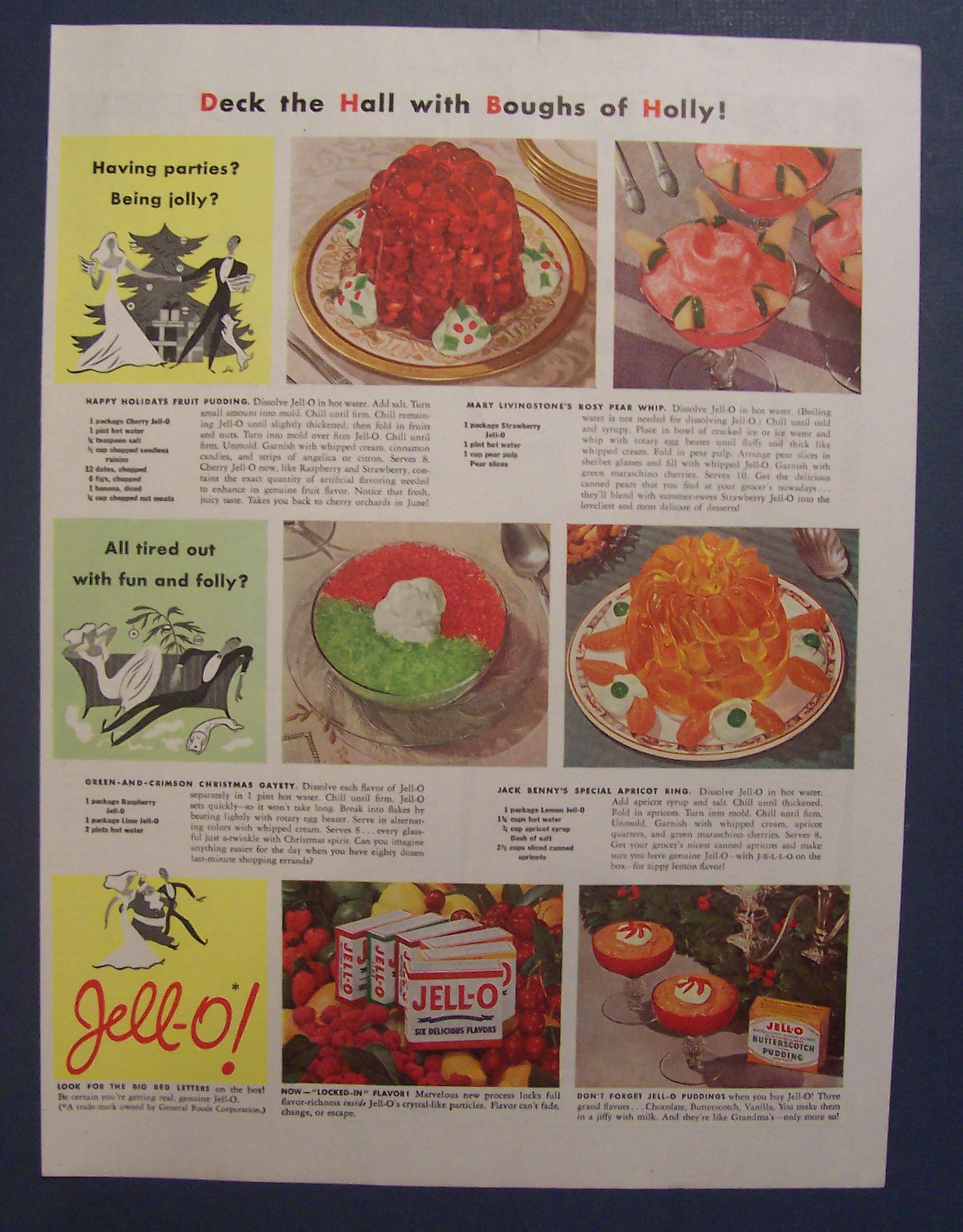 1941  Jell-O  Gelatin  Dessert