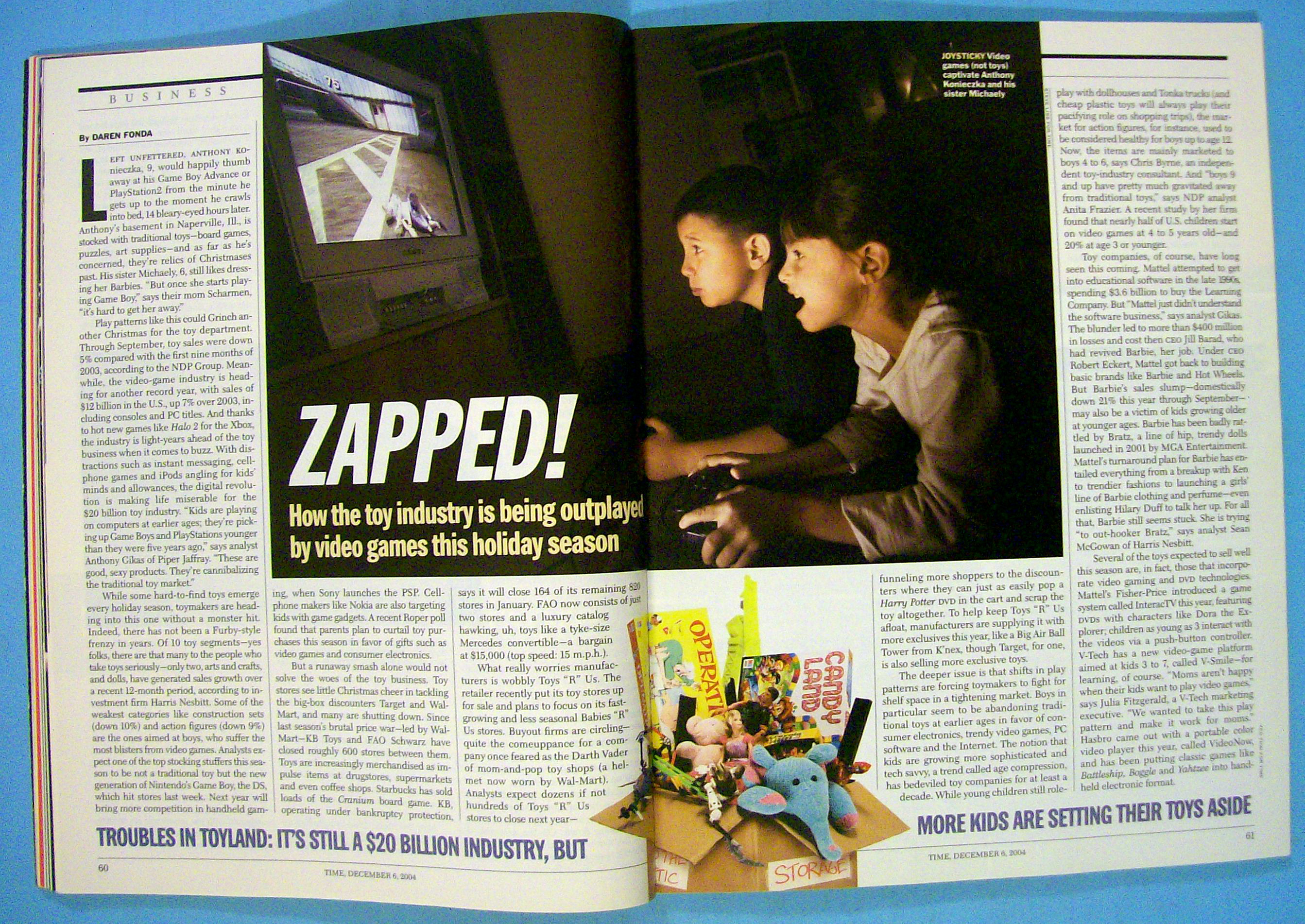 Time Magazine December 6, 2004 The Stealth Killer