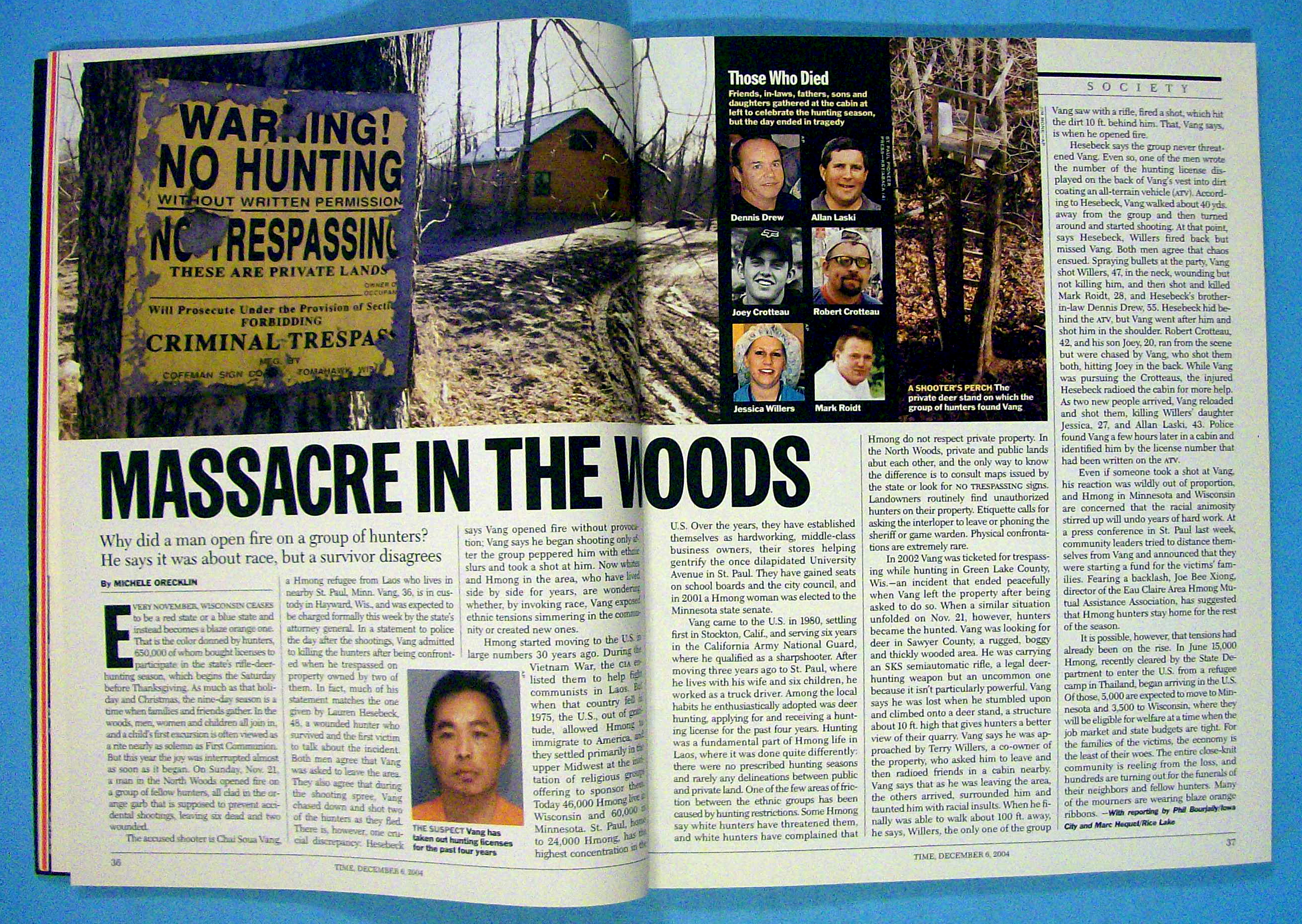 Time Magazine December 6, 2004 The Stealth Killer