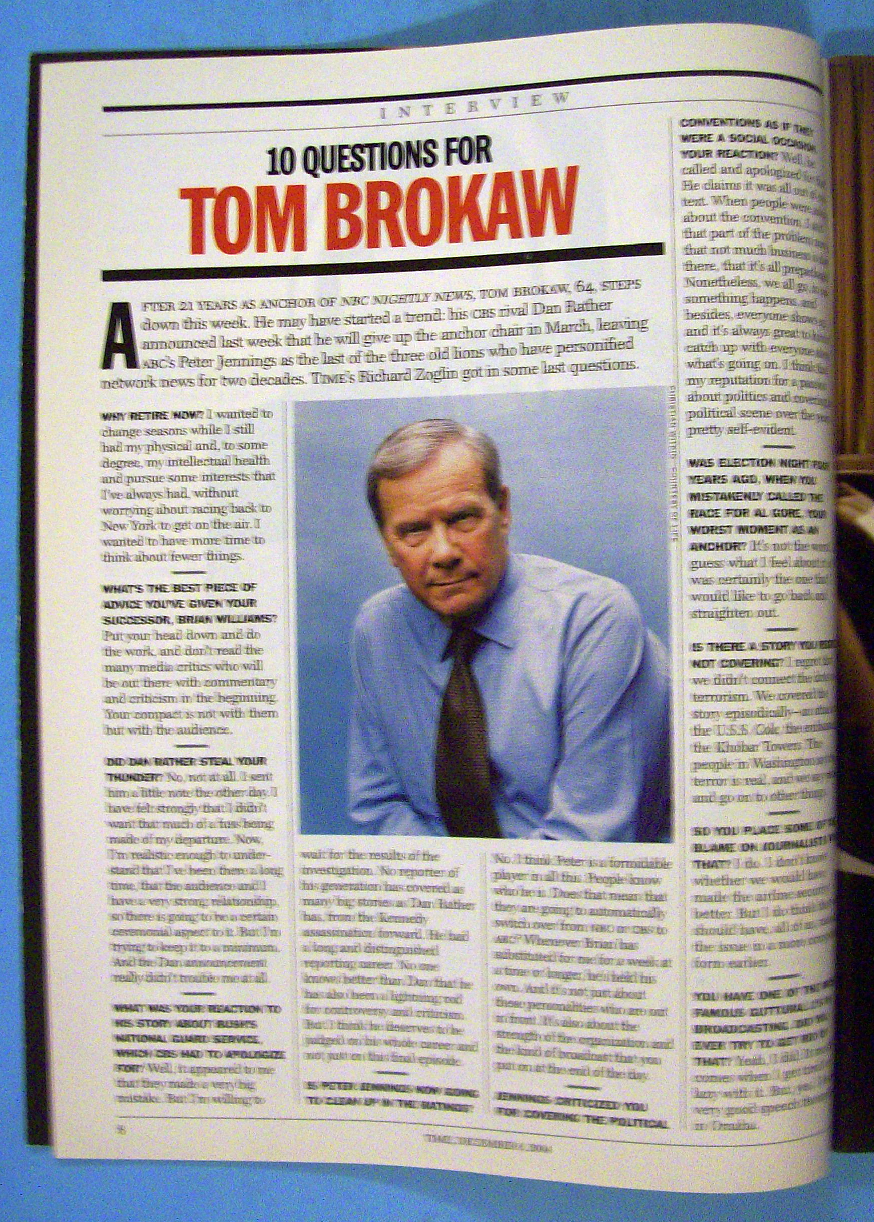 Time Magazine December 6, 2004 The Stealth Killer