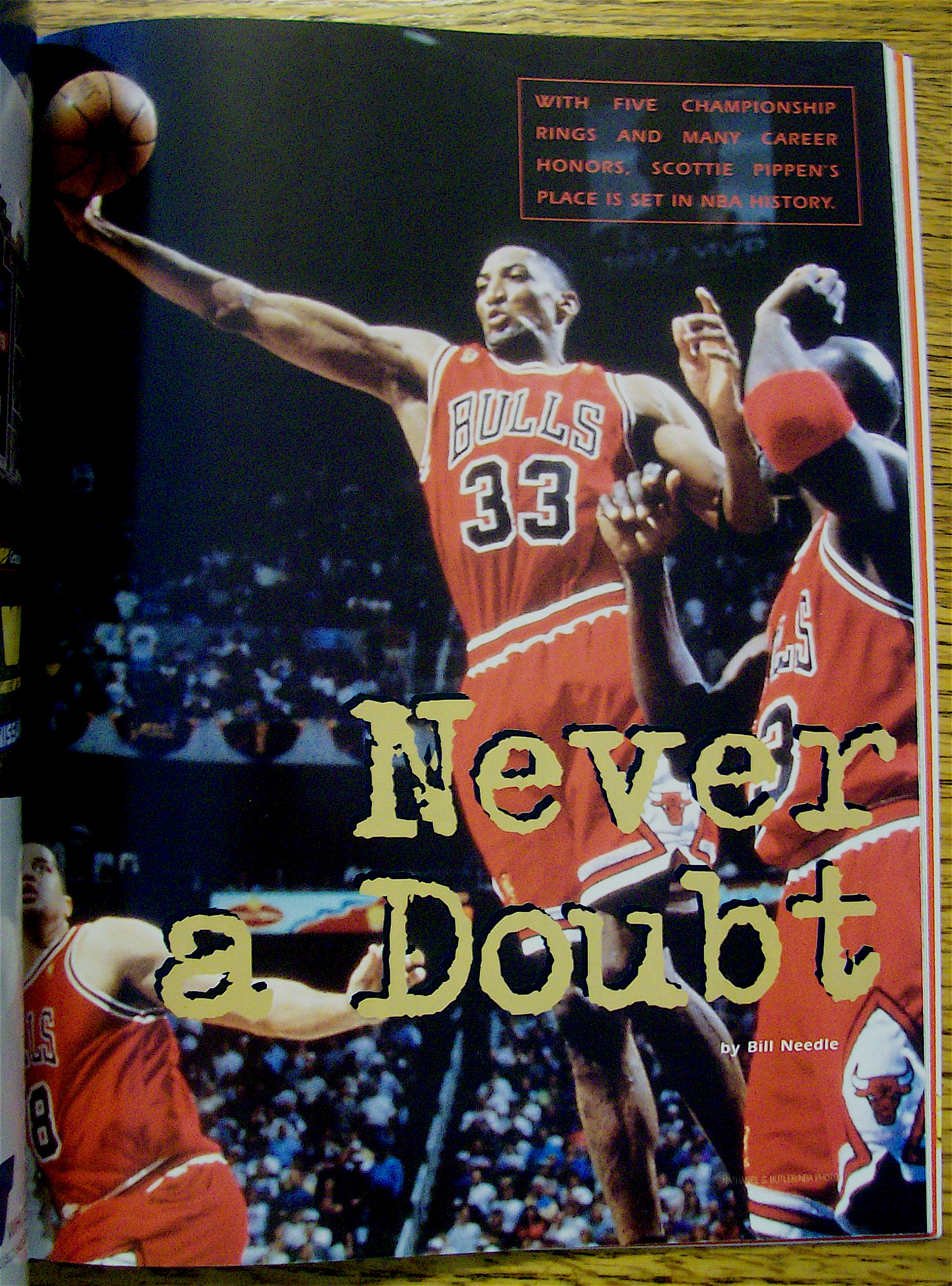 Bullpen Official Program Of The Chicago Bulls 1997-98