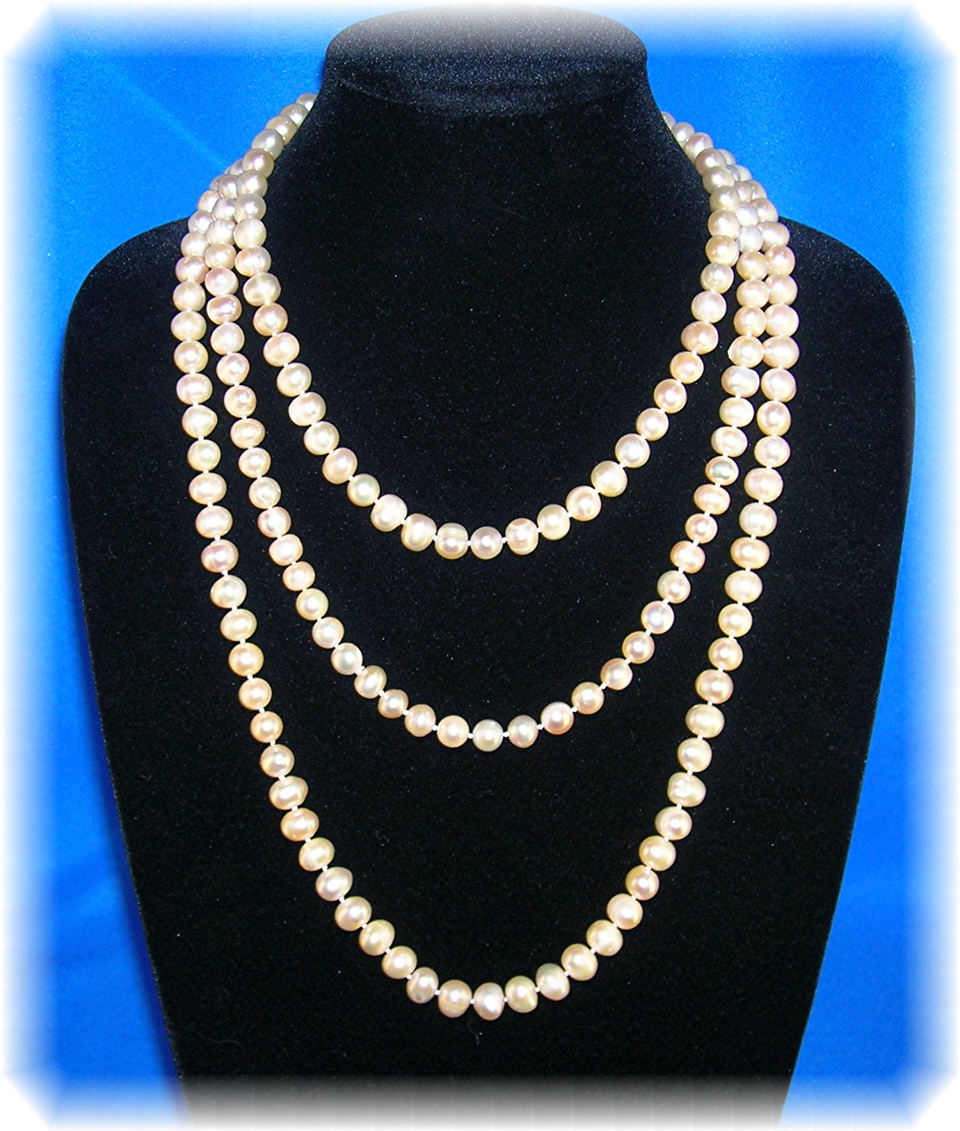 69 Inches Genuine PINK Freshwater Pearls 8 1/2mm