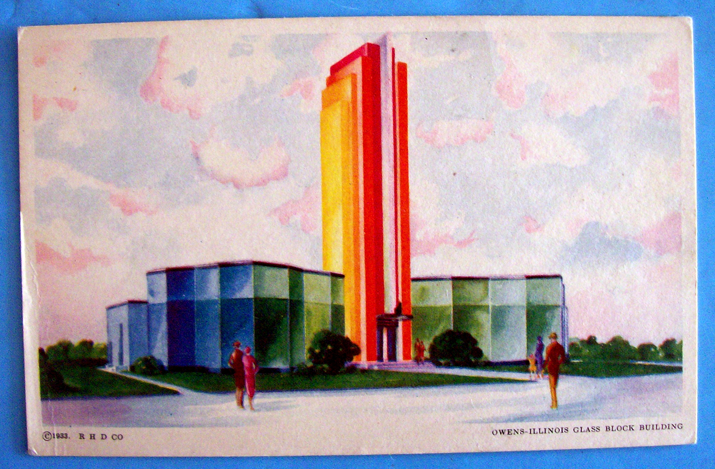 1933 Century of Progress Owens-Illinois Glass